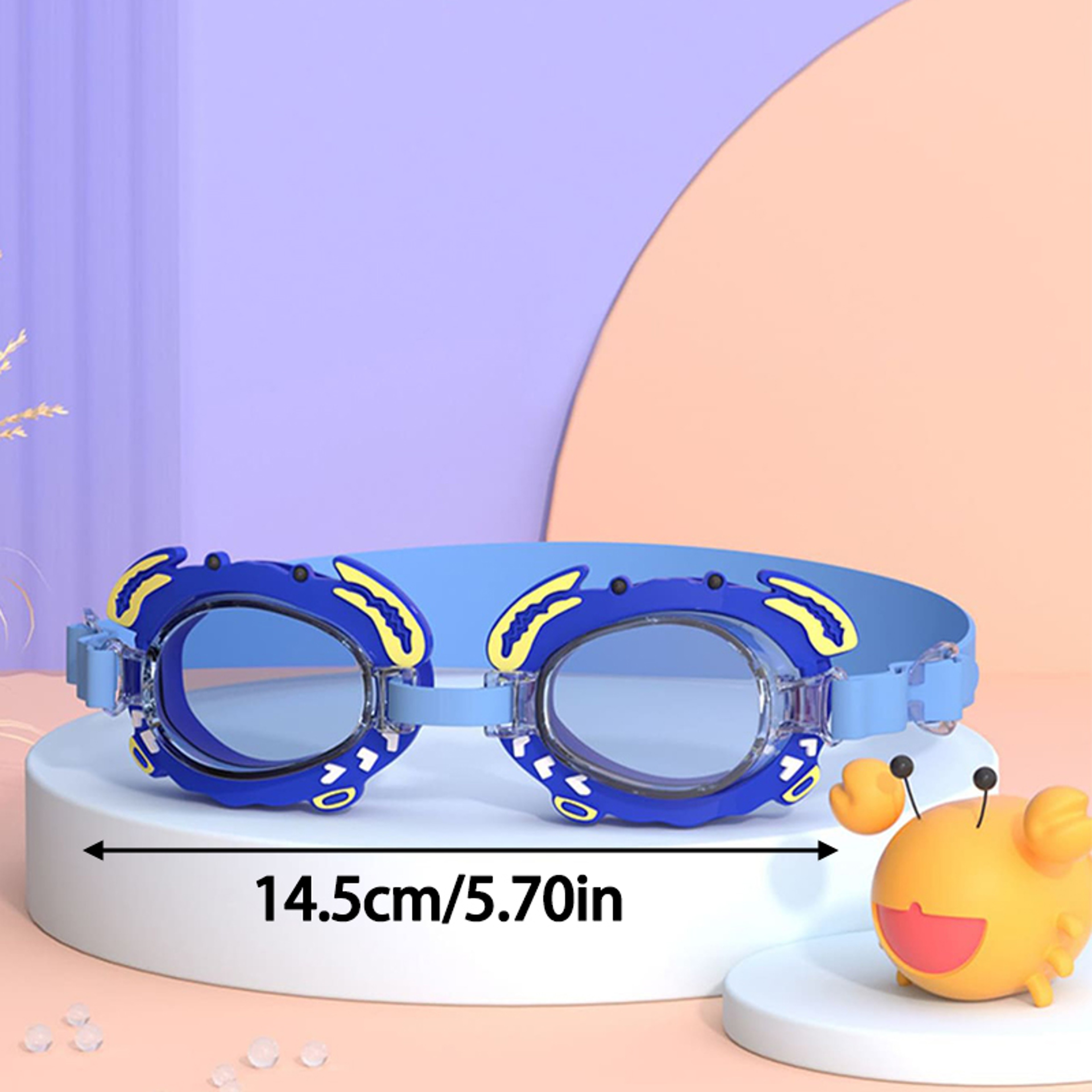 Kids Anti Fog UV Protection Swimming Goggles Adjustable Silicone Swim Glasses – view 4