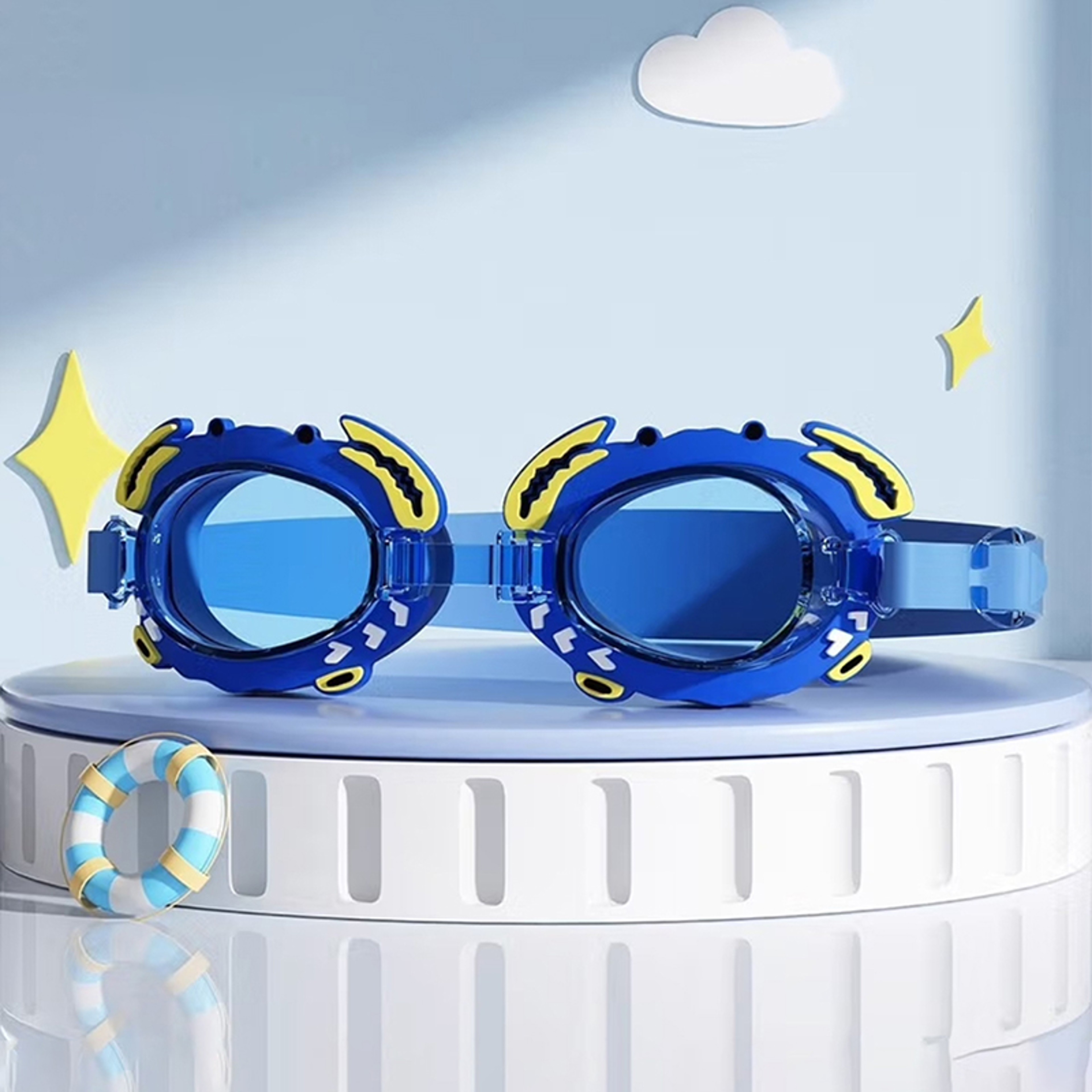 Kids Anti Fog UV Protection Swimming Goggles Adjustable Silicone Swim Glasses – view 6