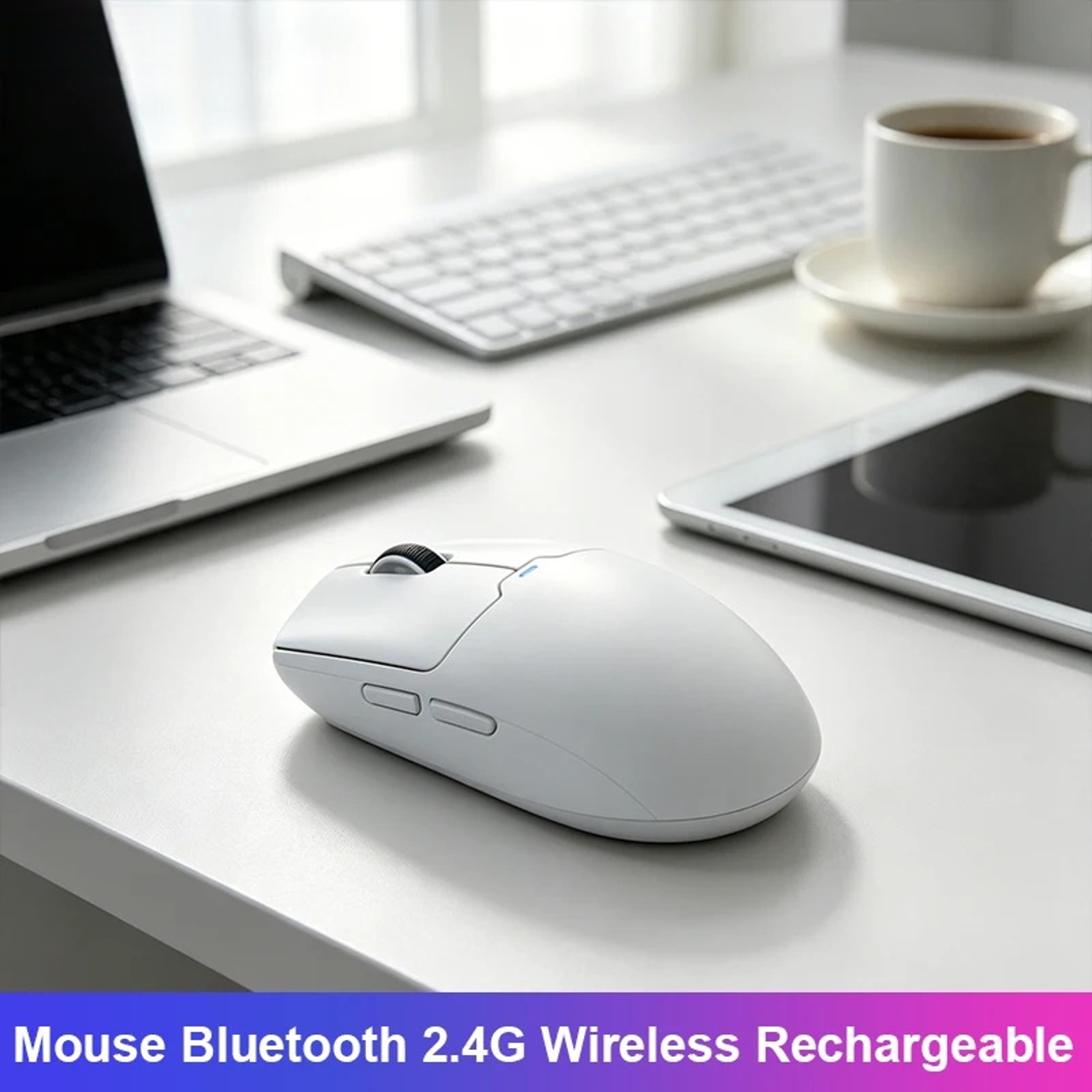 Rechargeable Dual Mode Wireless Gaming Mouse with Adjustable DPI – view 2