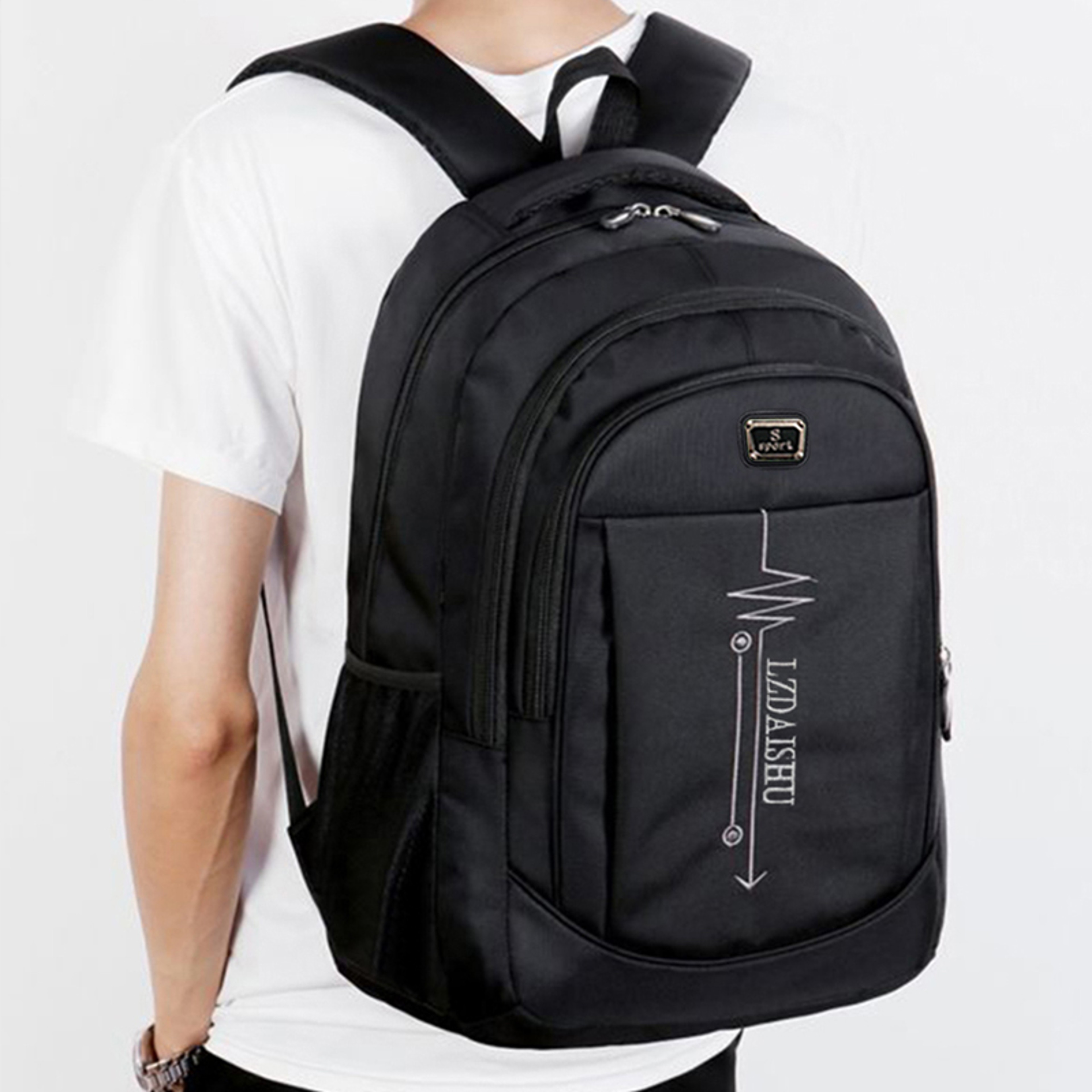 Business Laptop Backpack Large Capacity Travel School Bag For Men 3
