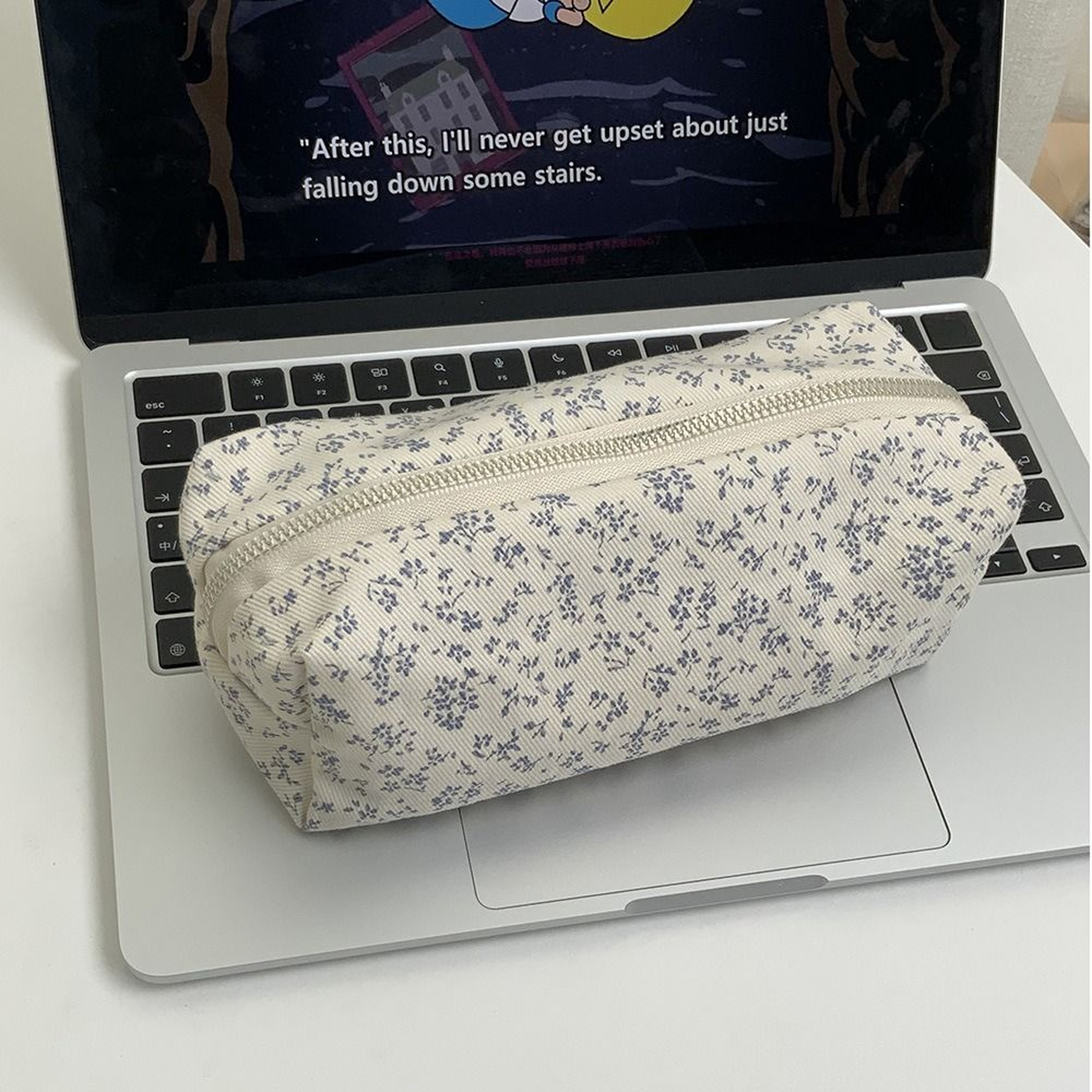 Floral Pencil Case Large Capacity School Organizer Bag For Students 4