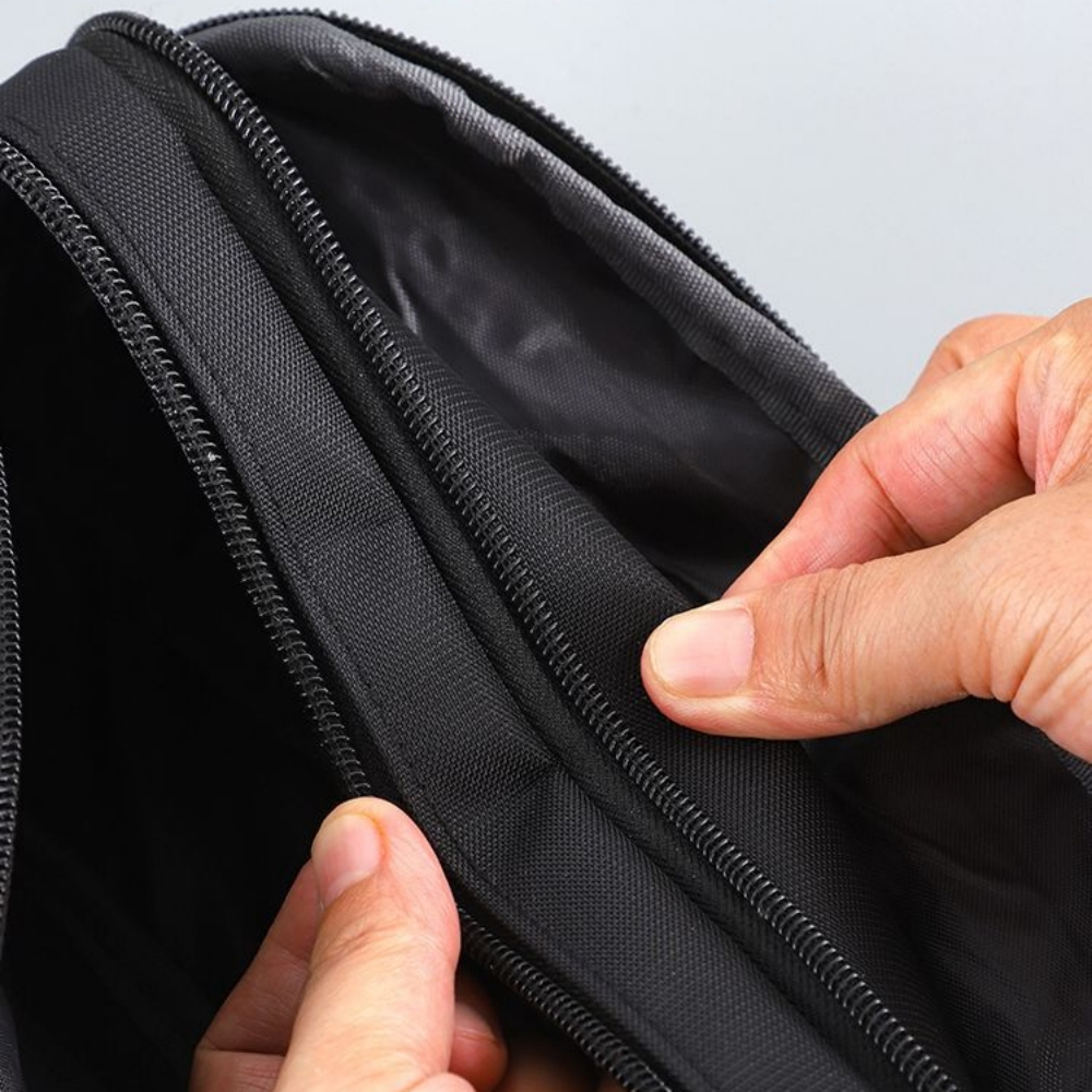 Large Capacity Layer Canvas Pencil Bag Waterproof Organizer for School Office Supplies – view 5