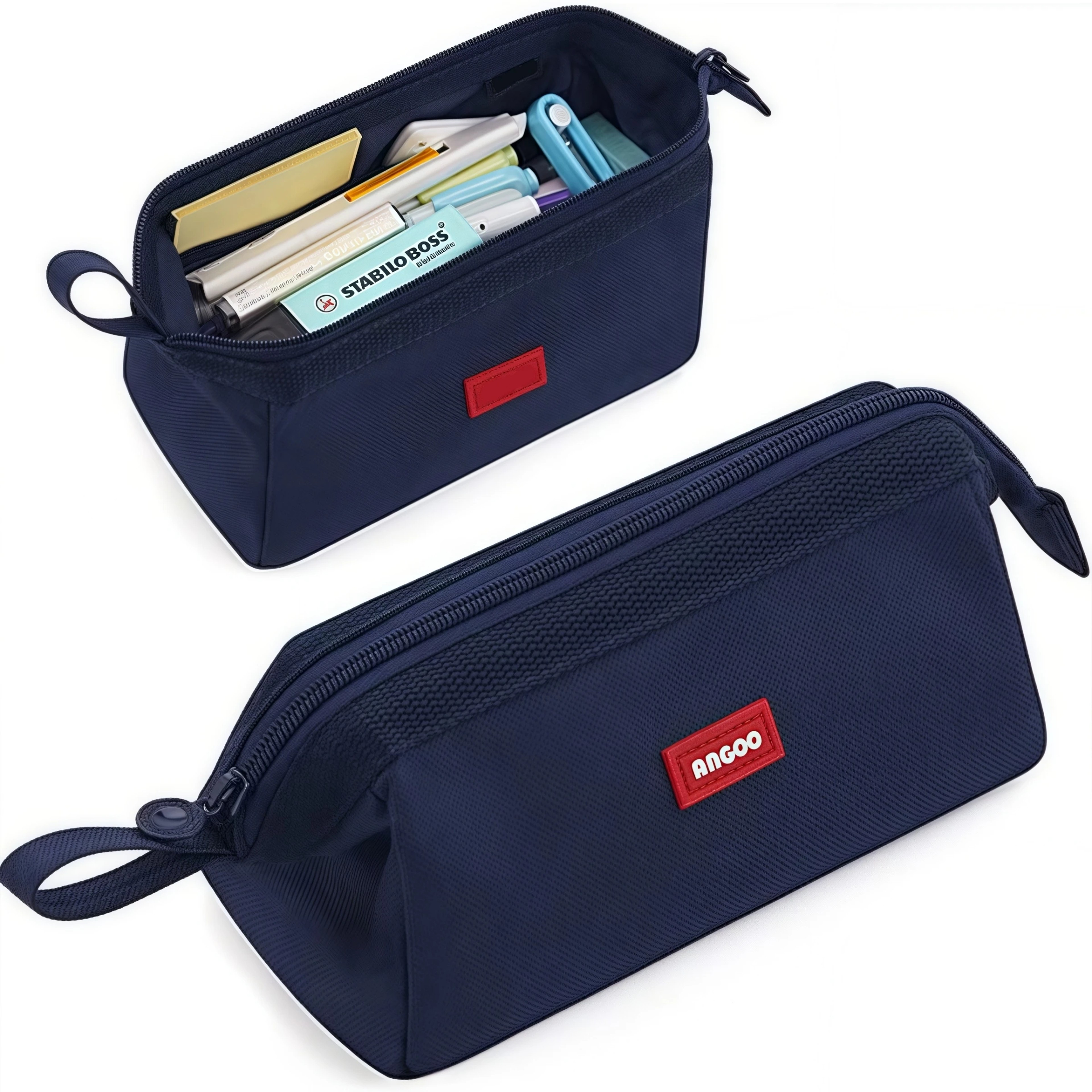 Large Capacity Multilayer Pencil Case Organizer for School Office Travel and Cosmetics – view 8