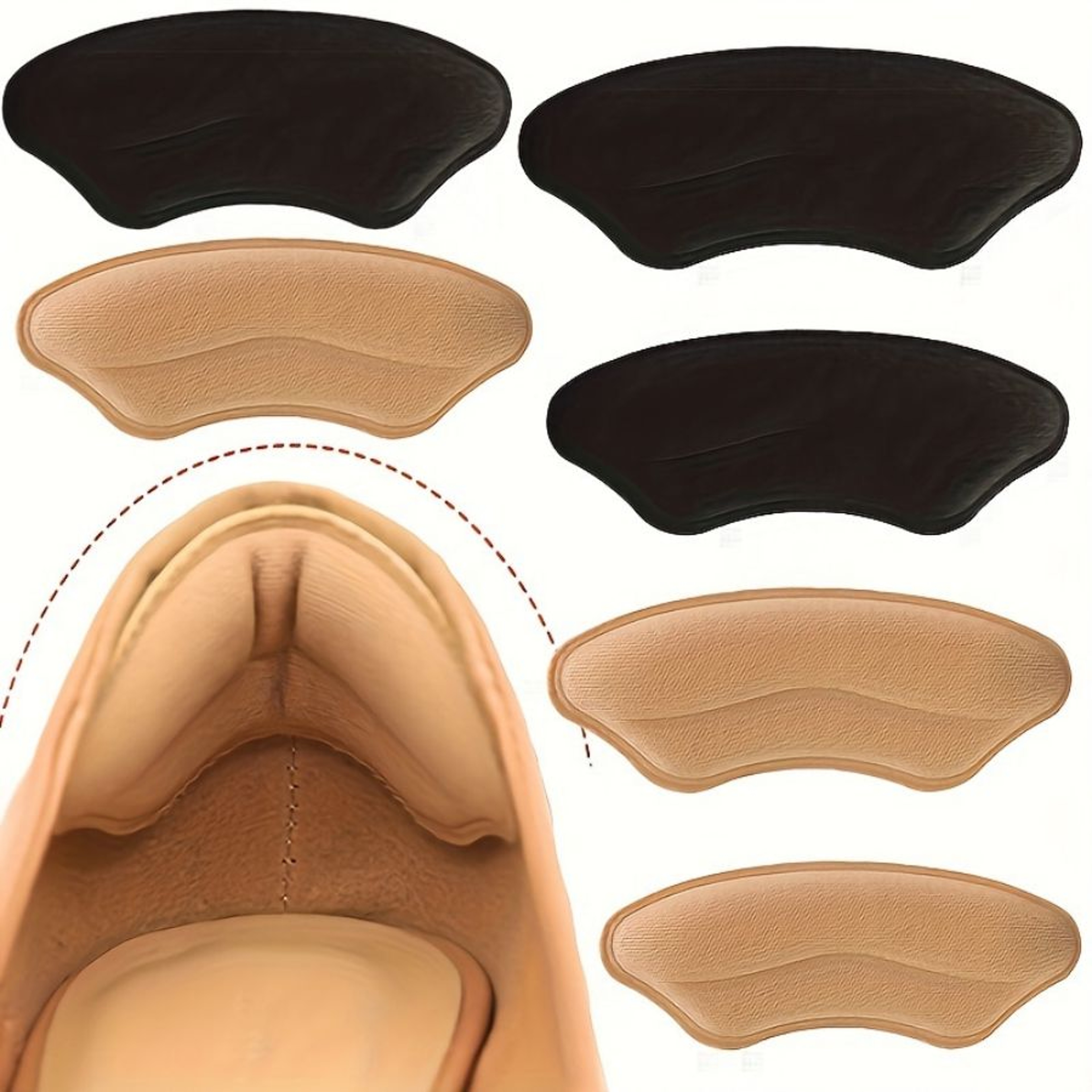 Self Adhesive Heel Protectors Heel Pads For Too Big Shoes Heel Inserts For Comfort And Secure Fit P 0