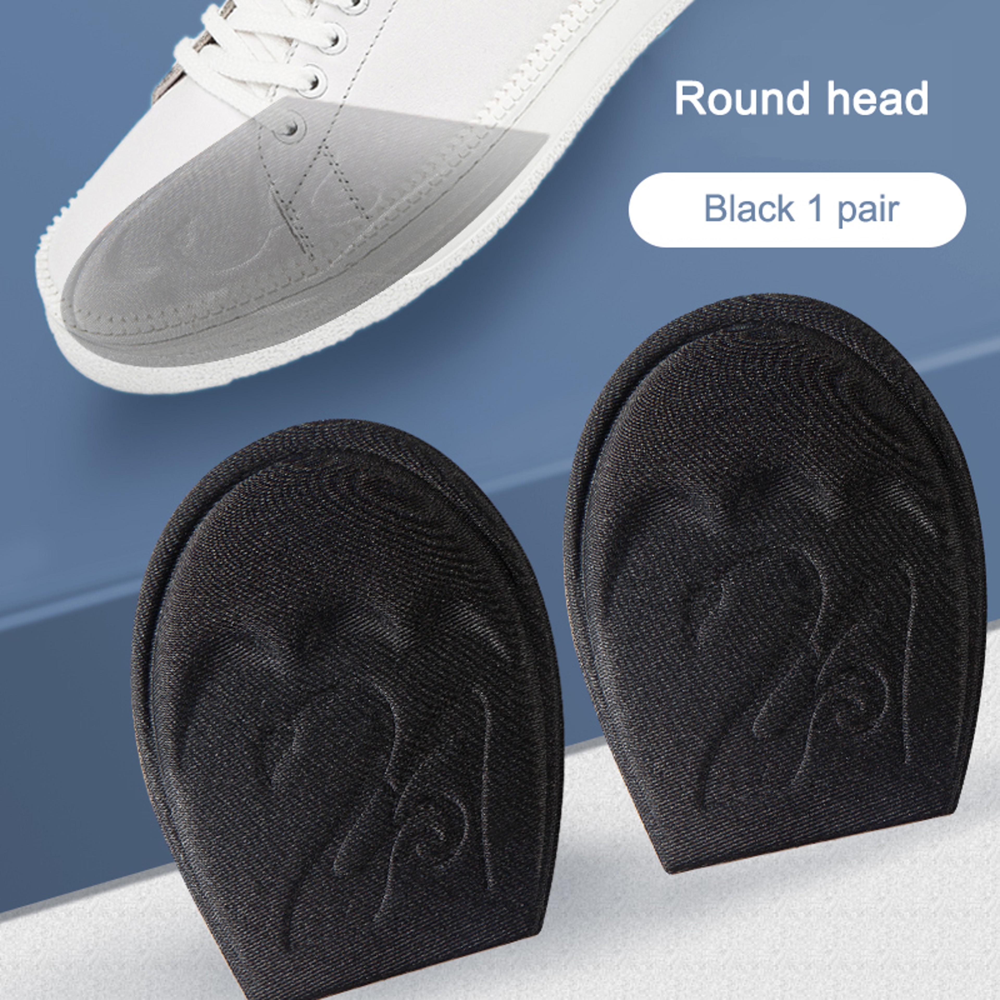 Non Slip Forefoot Cushion Pad, Shoe Inserts Toe Plug, Half Insoles Filler for High Heels, Comfort Pain Relief Support – view 9