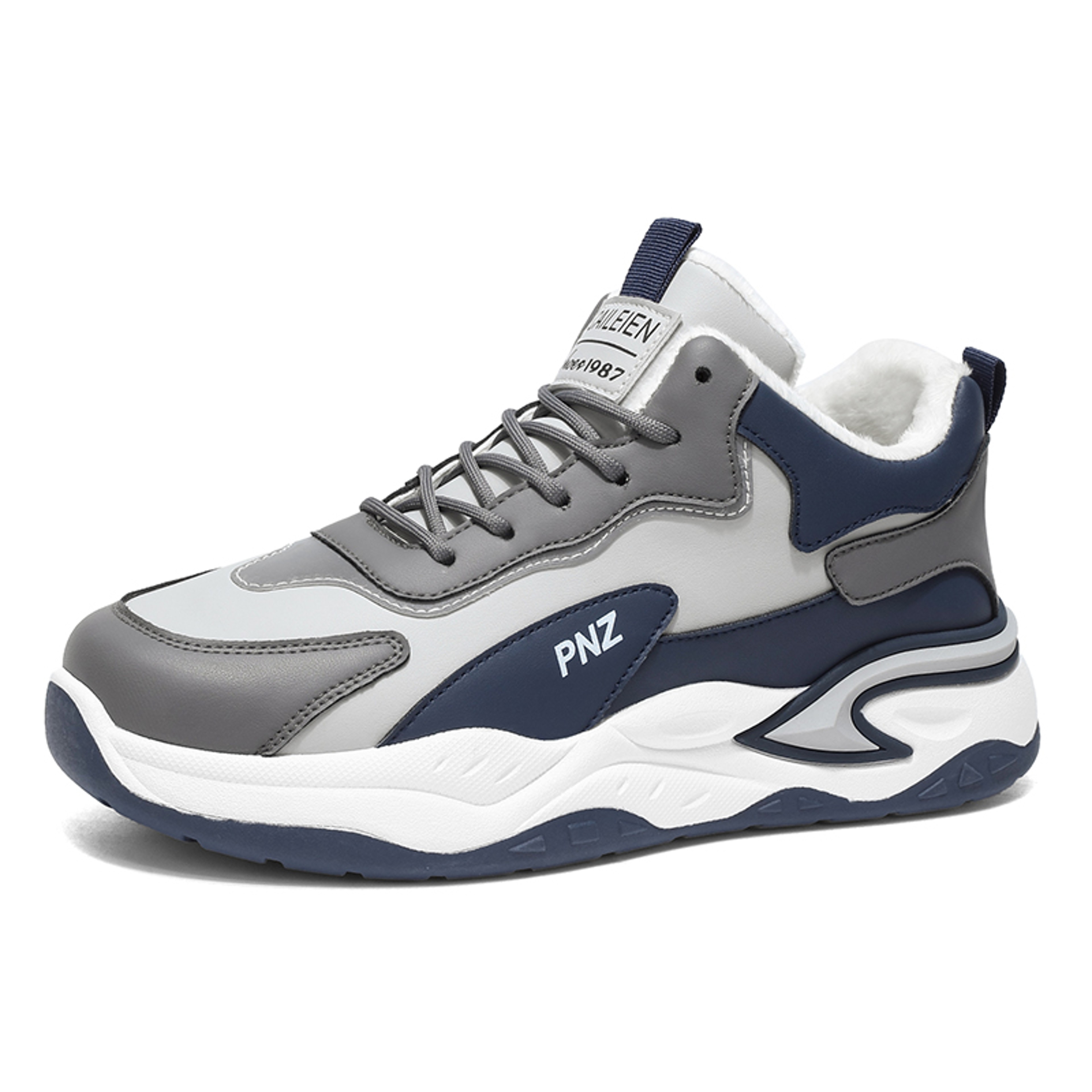 Mens Warm Plush Casual Running Shoes Winter Soft Sole Speed Sneakers NonSlip Sports Sneakers 6