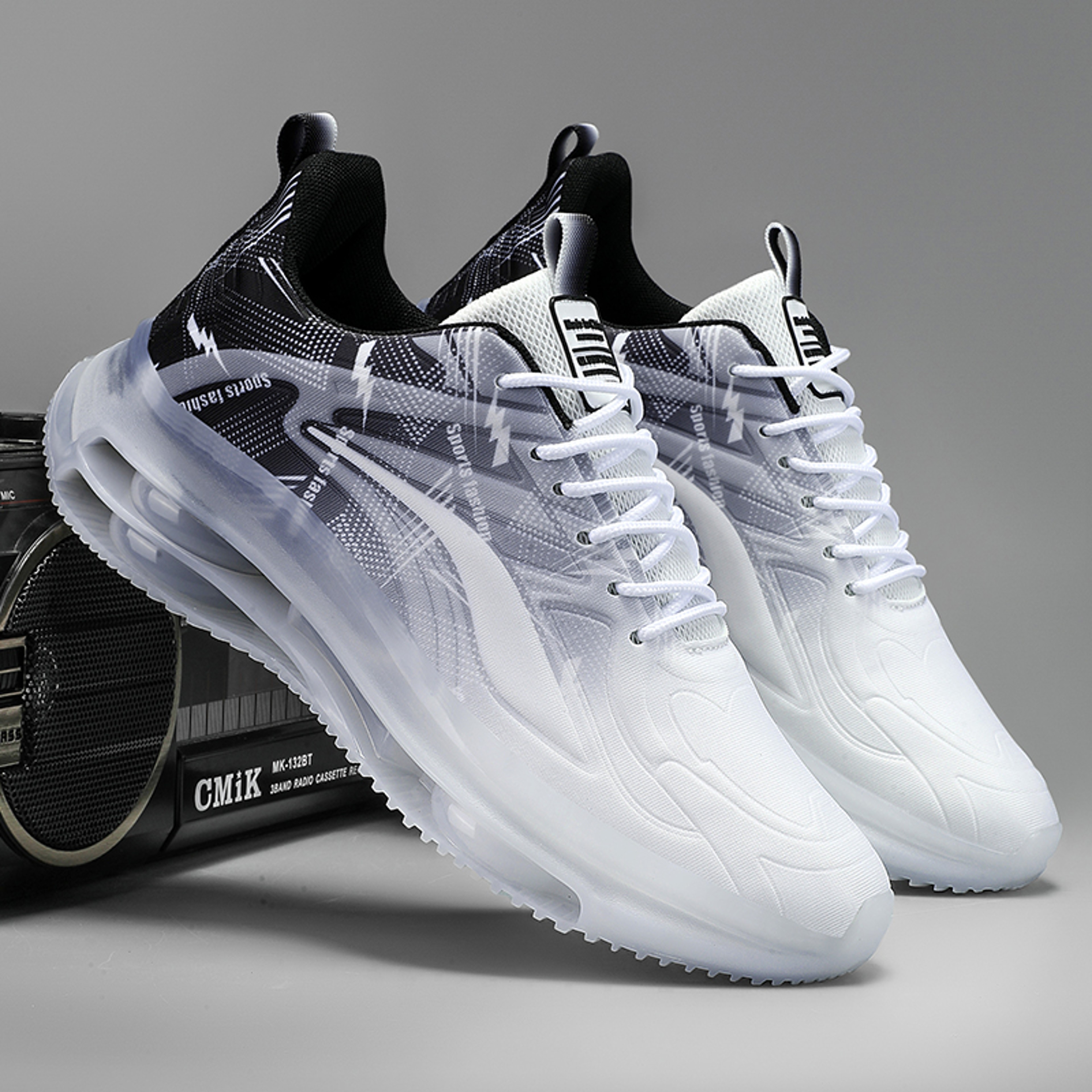 Comfortable Mens Basketball Shoes With Air Cushions NonSlip ShockAbsorbing And Breathable For Activ 0
