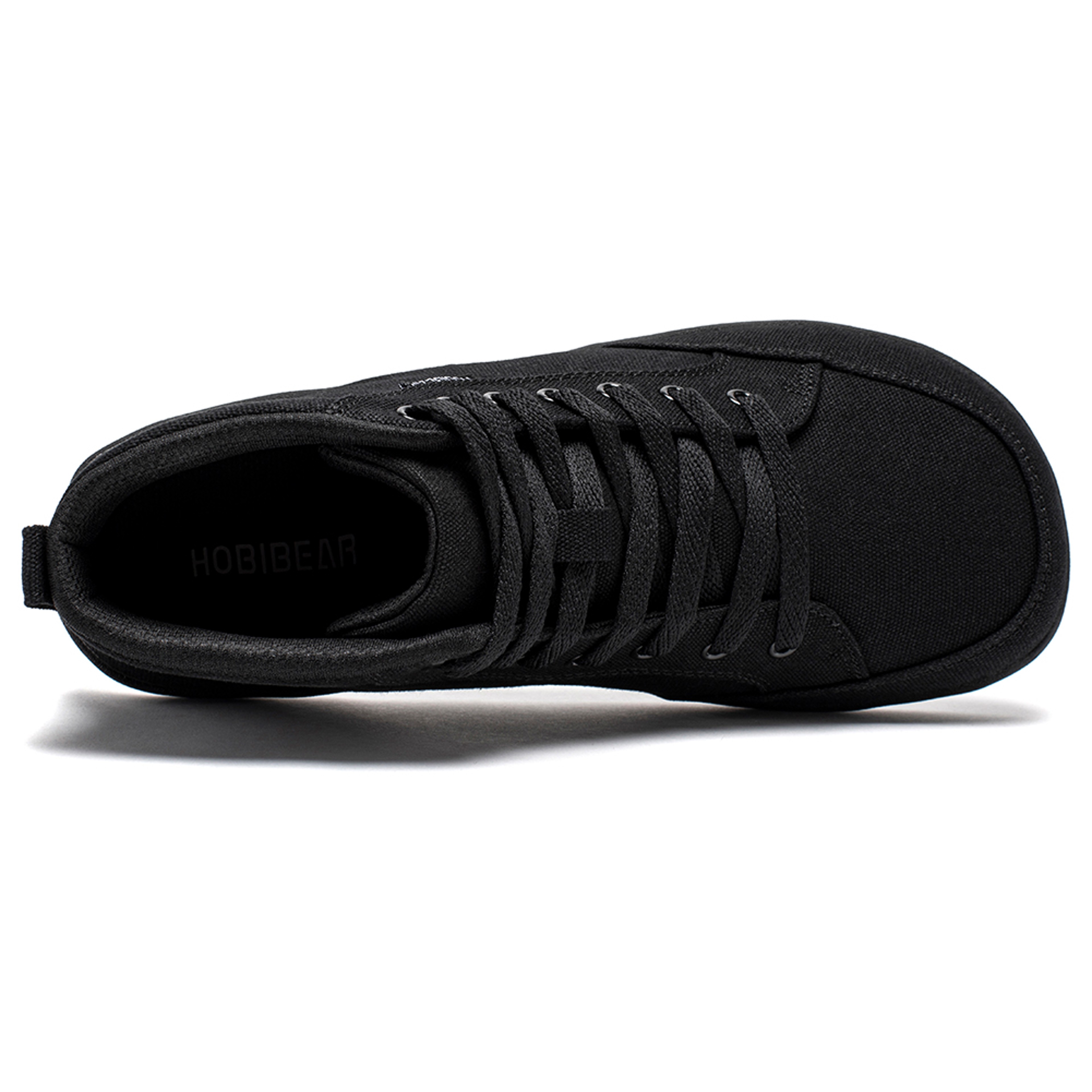 Unisex MidTop Canvas Sneakers Zero Drop Lace Up Outdoor Walking Shoes Wide Toe Box Barefoot Shoes 2