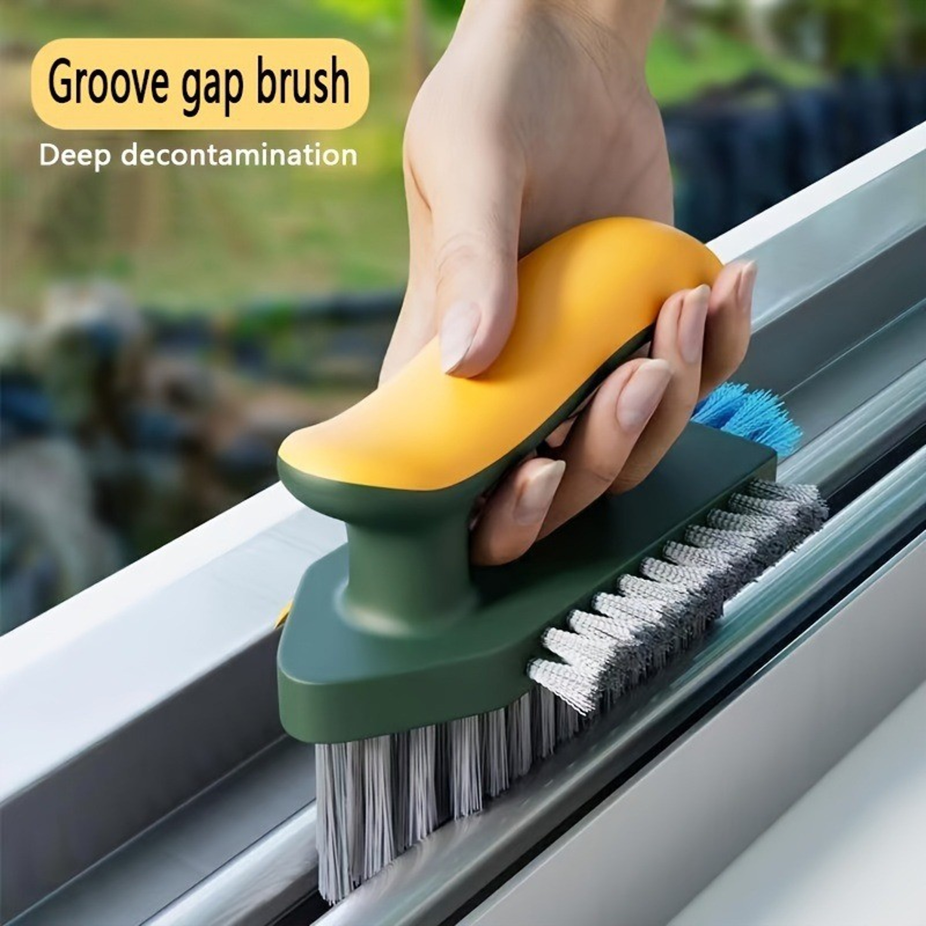 MultiSurface Deep Gap Cleaning Brush Flexible Scrubber For Bathroom Tiles Grout Corners Toilets Erg 0