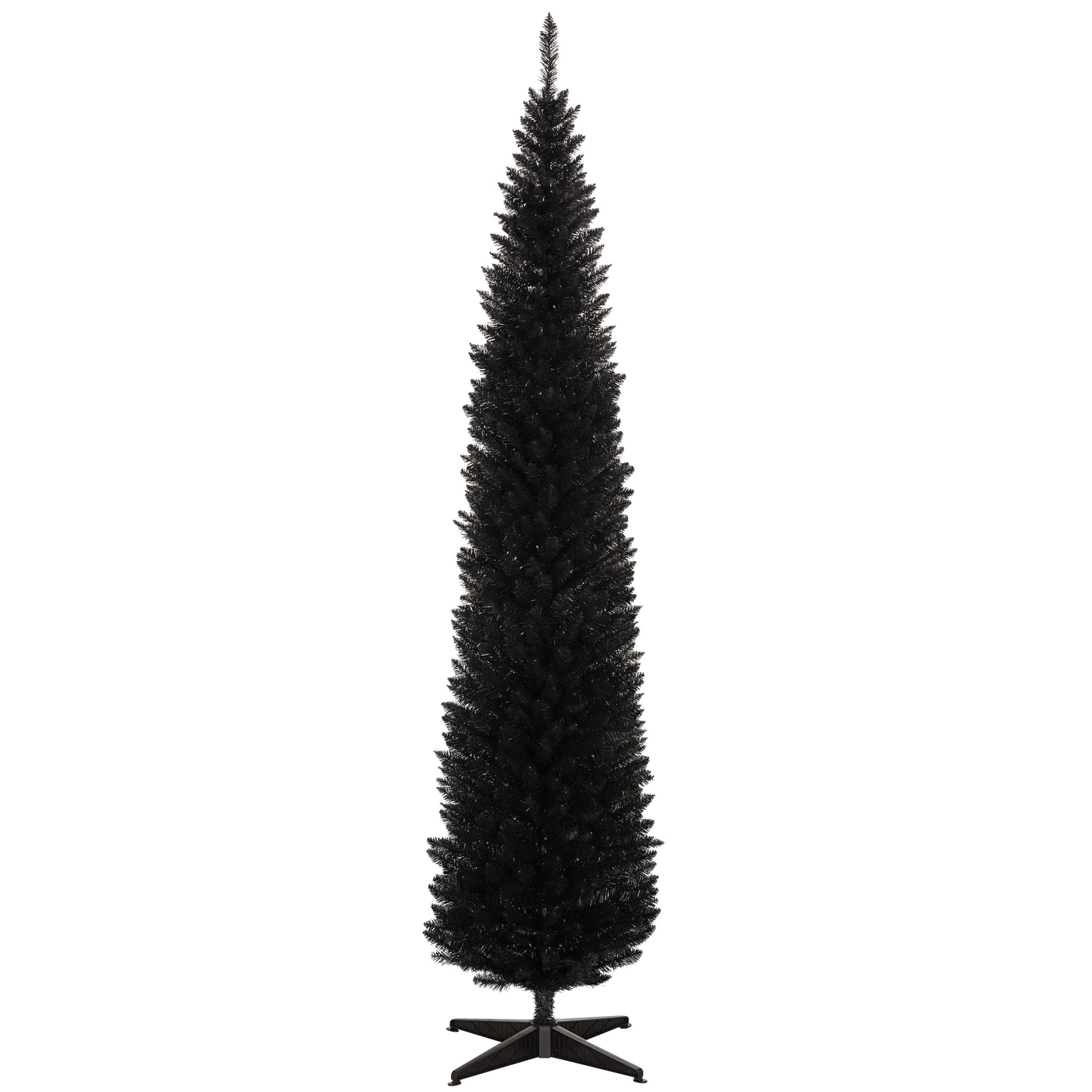 Artificial Christmas Tree Indoor Realistic Holiday Decoration Black 1