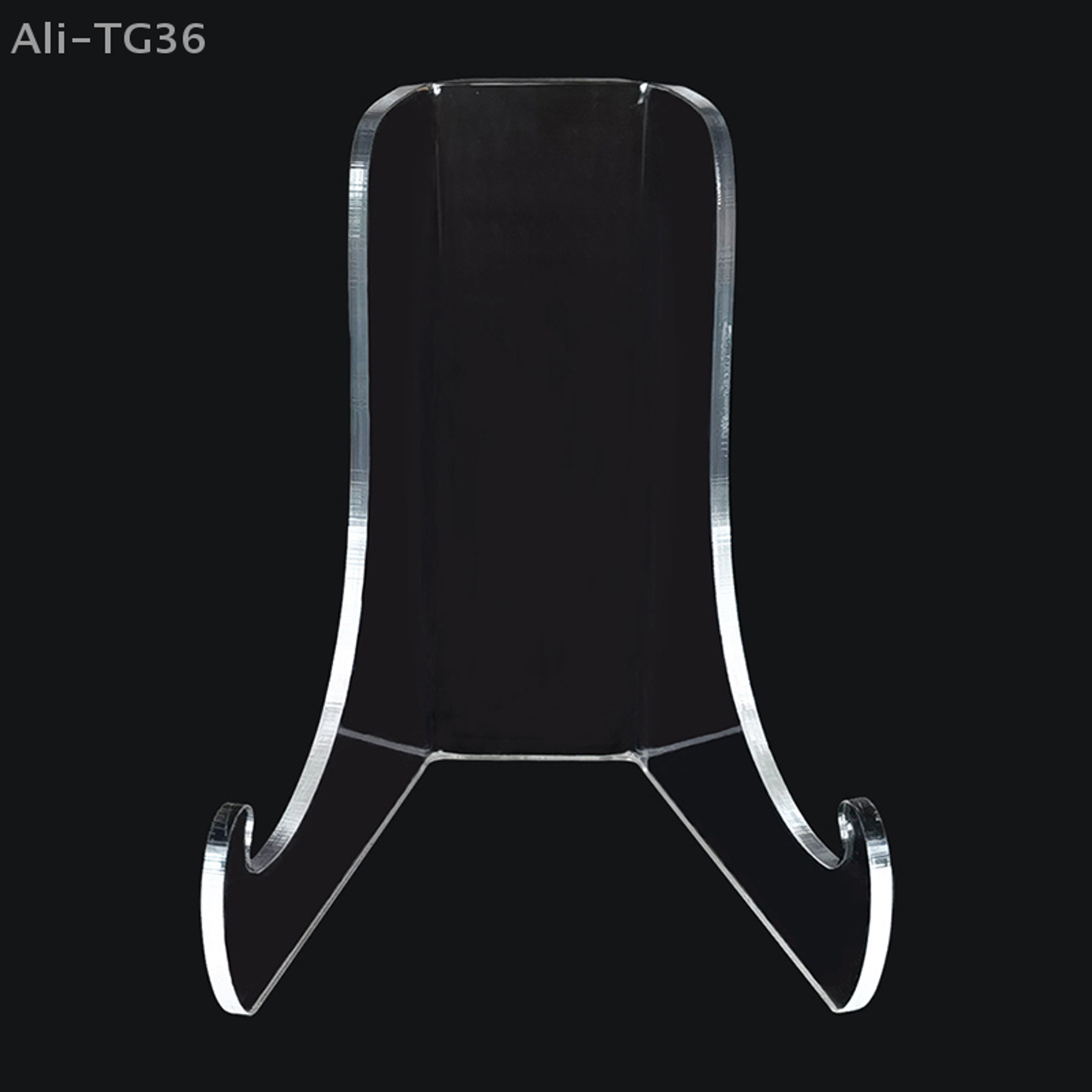 Clear Acrylic Plate Stand Countertop Display Holder Tea Brick Artwork Easel Magazine Collection Rac 1
