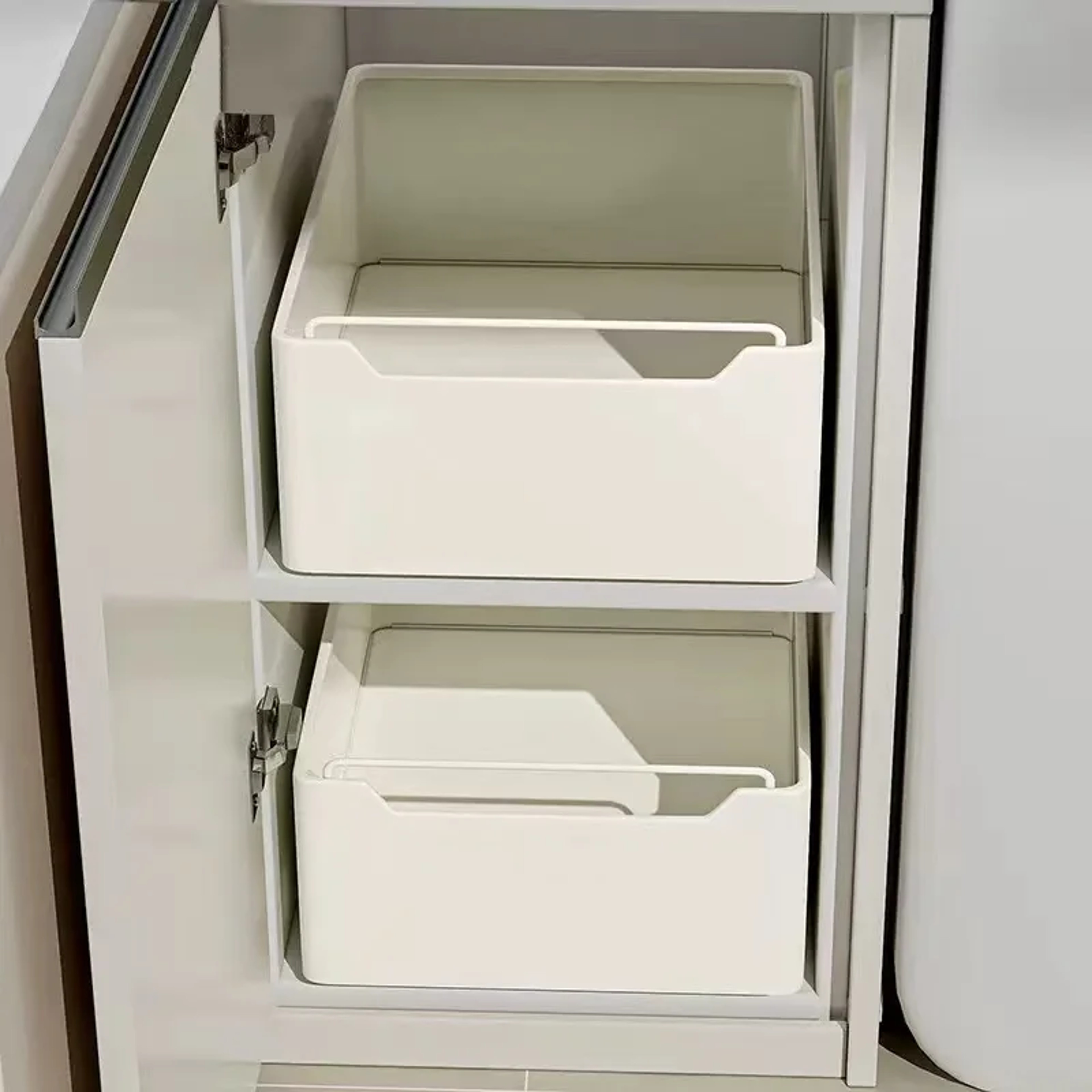 New Kitchen Storage Rack With Slide Rails Pull Out Kitchen Drawer Pull Out Storage Tray Spice Box C 0