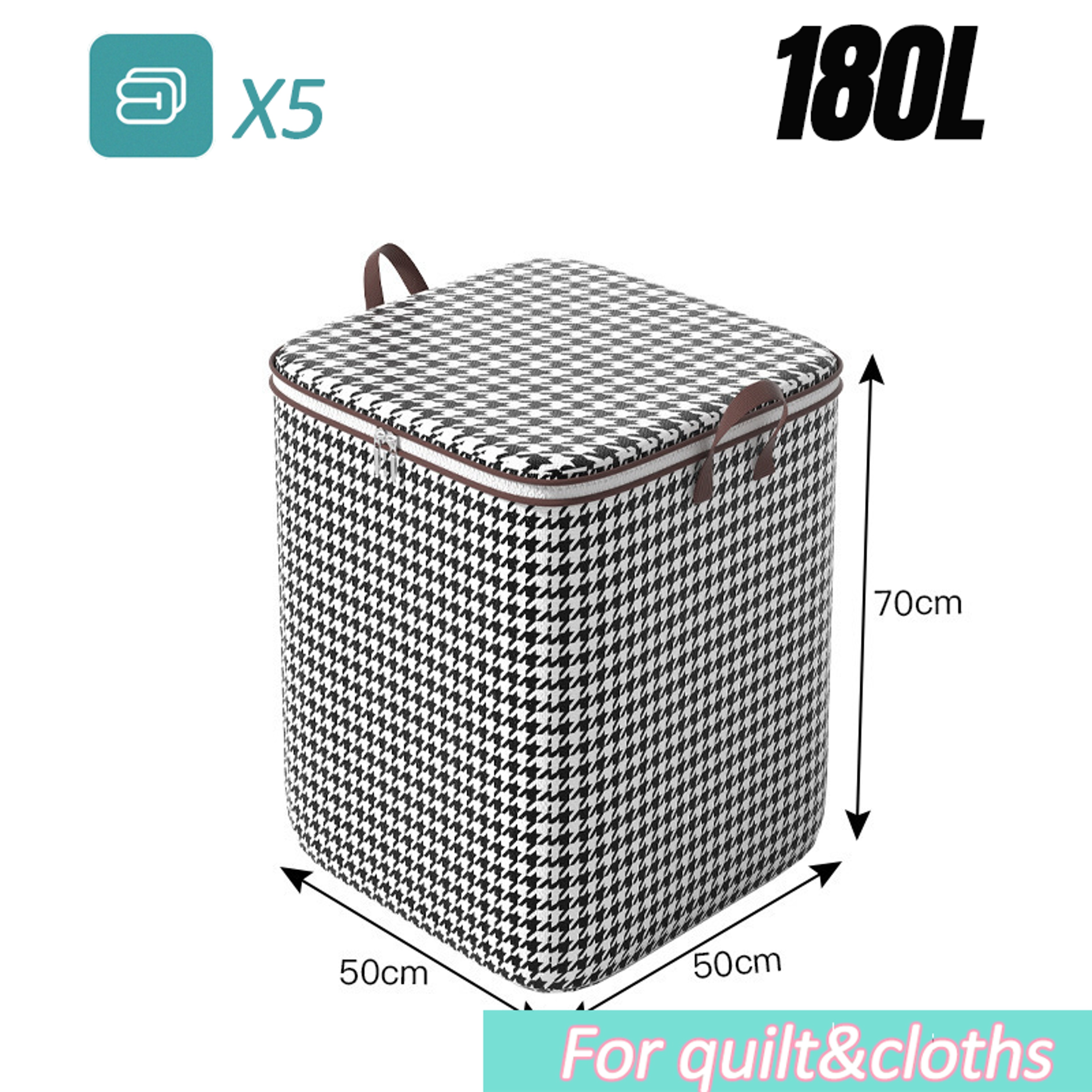 Quilt Storage Box Dustproof Organizers NonWoven Wardrobe Space Saving Bag HouseMoving Bedding Box T 8