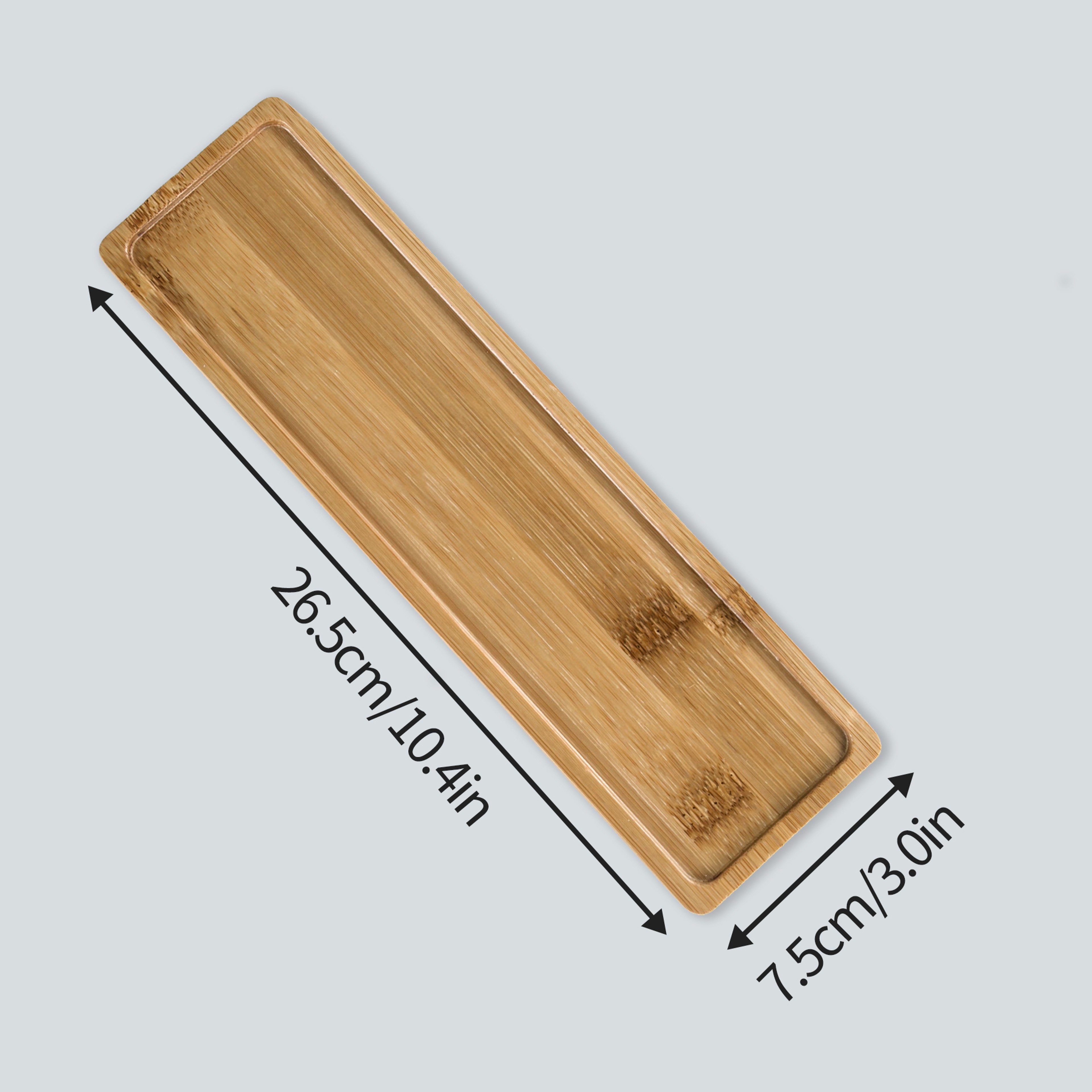 Mini Bamboo Tray Wood Saucer Flower Pot Tray Cup Pad Coaster Plate Kitchen Decorative Plate Creative Coffee Cup Mat Home Decor – view 21