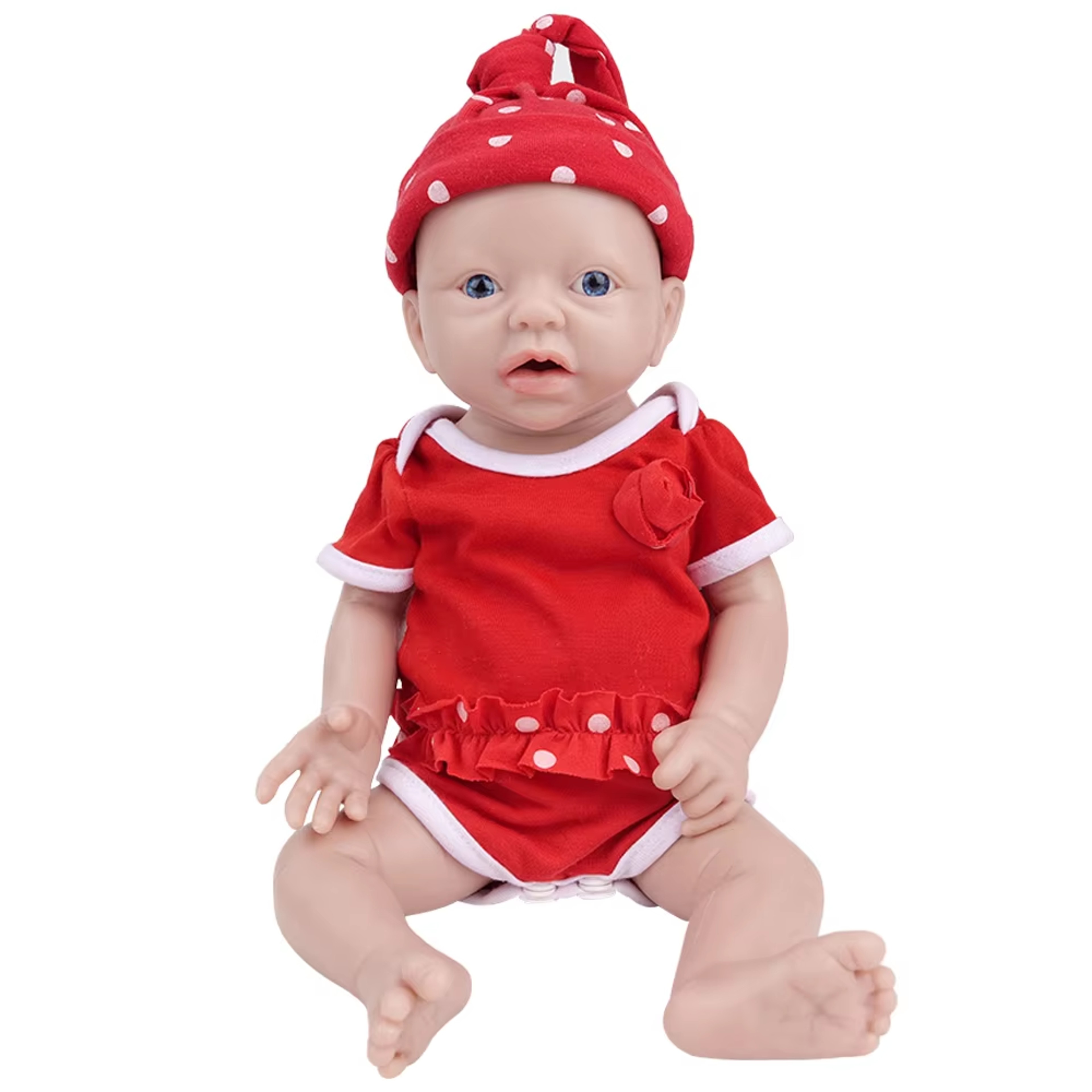 Full Silicone Reborn Doll Wholesale Realistic Baby Toys Lifelike Newborn Baby DIY Painted Dolls Kit 9