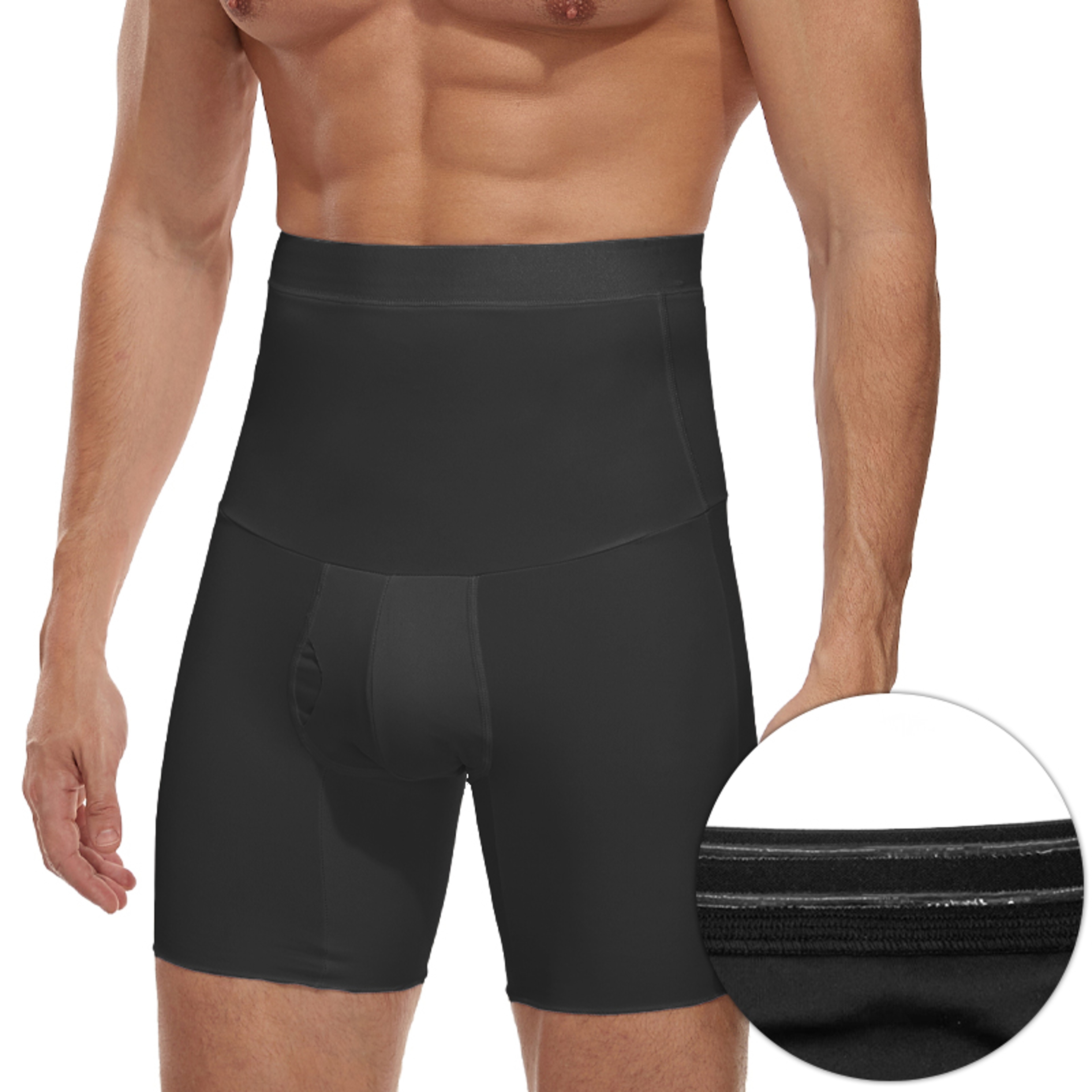 Men Body Shaper Tummy Control Compression Short, Belly Slimming Shapewear, Abdomen Reducer Pant, Fitness Boxer Underwear – view 7