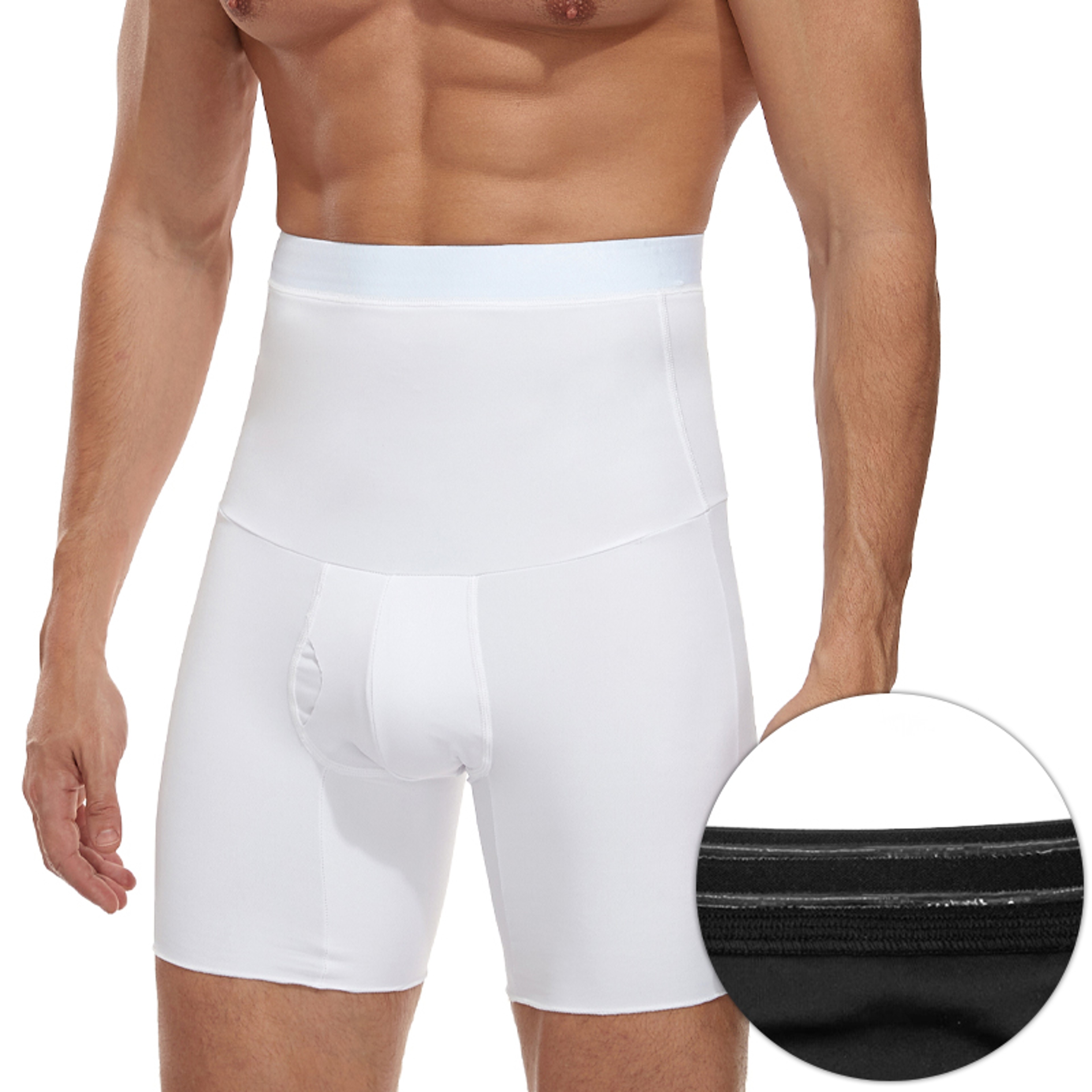 Men Body Shaper Tummy Control Compression Short, Belly Slimming Shapewear, Abdomen Reducer Pant, Fitness Boxer Underwear – view 8
