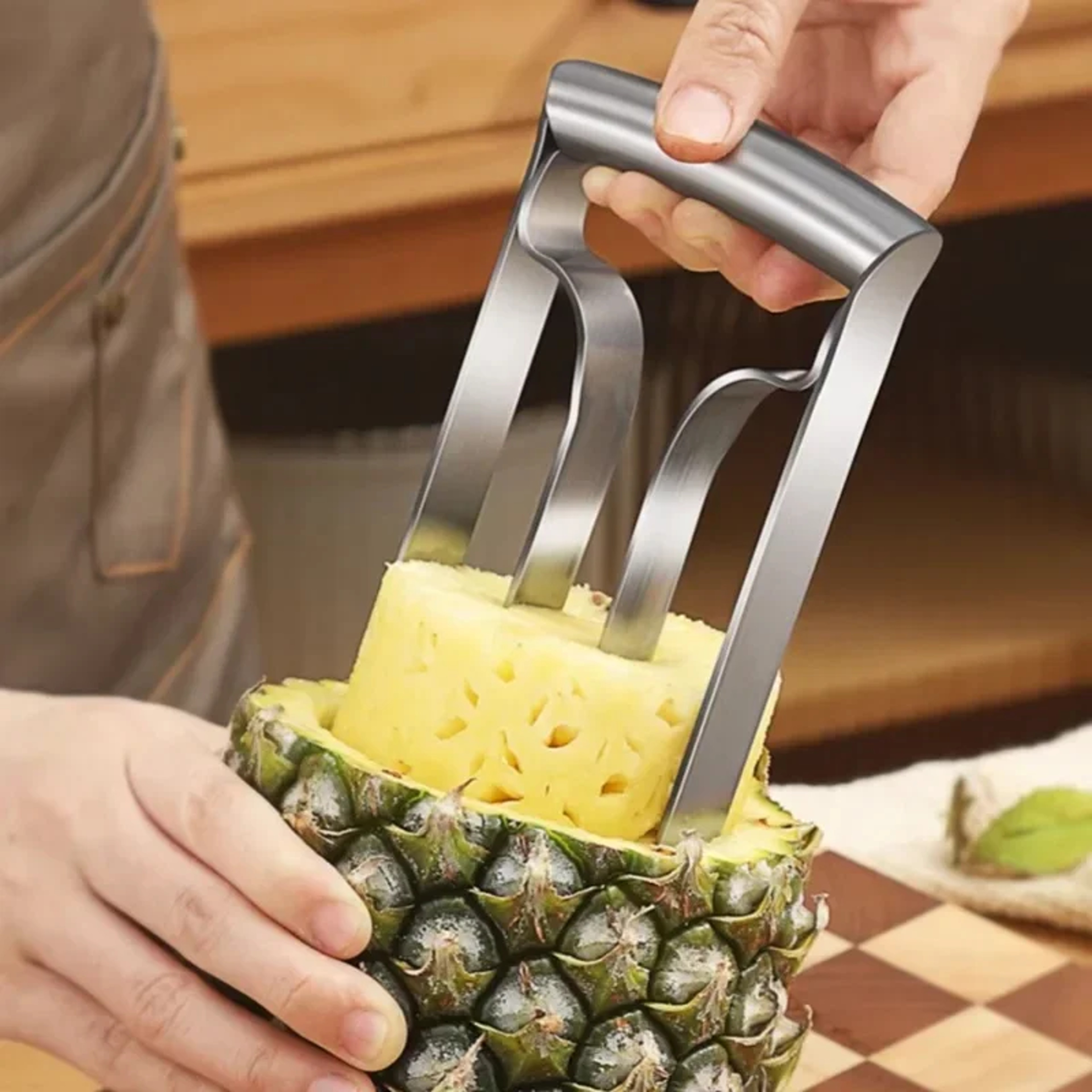 Pineapple Knife Peeler, Household Stainless Steel Pineapple Peeler, Fruit Eye Cutting Tool, Kitchen Gadgets – view 6