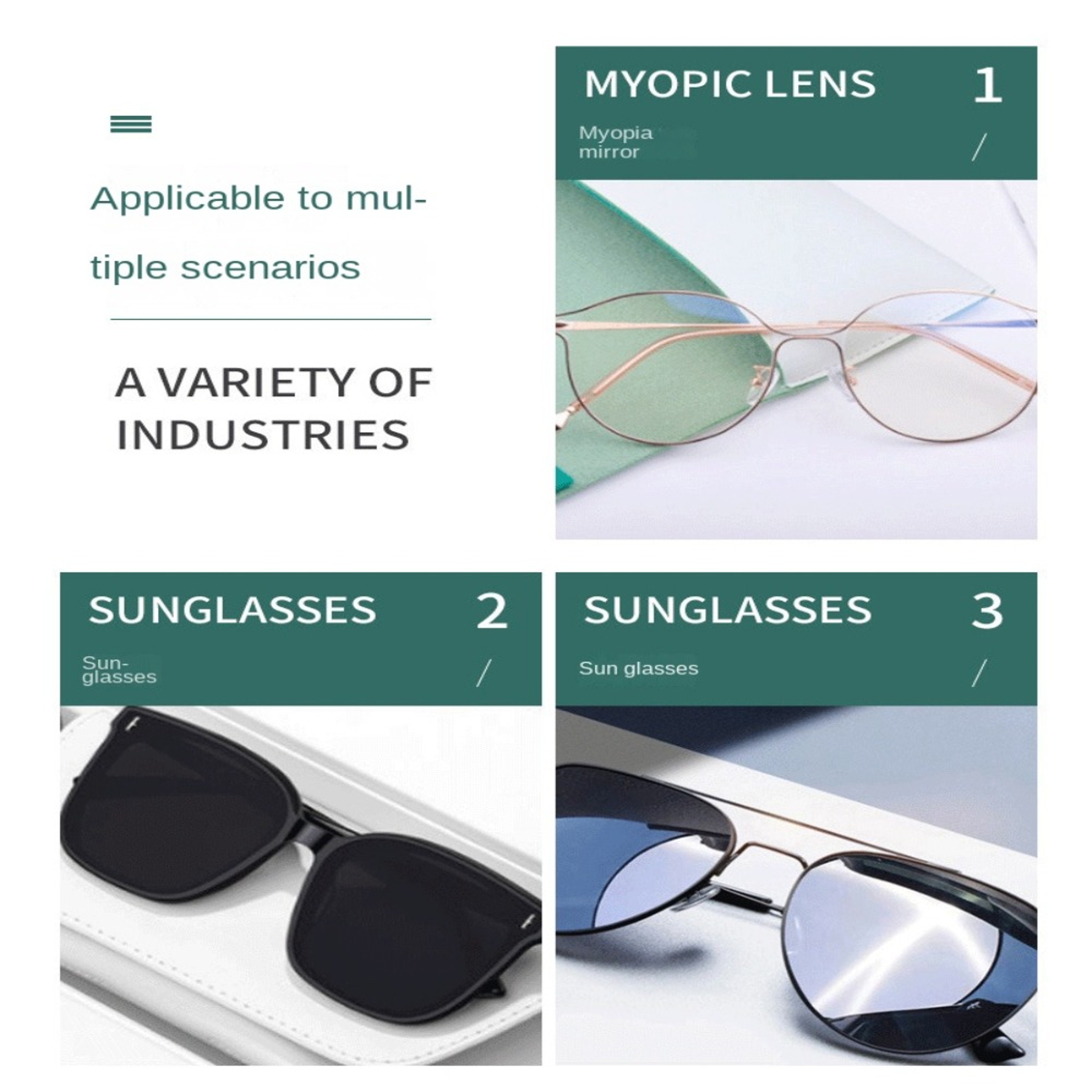 Soft Glasses Box, Sunglasses Organizer PU Leather Case, Eyewear Protector for Men and Women, Myopia Glasses Pouch, Style – view 4