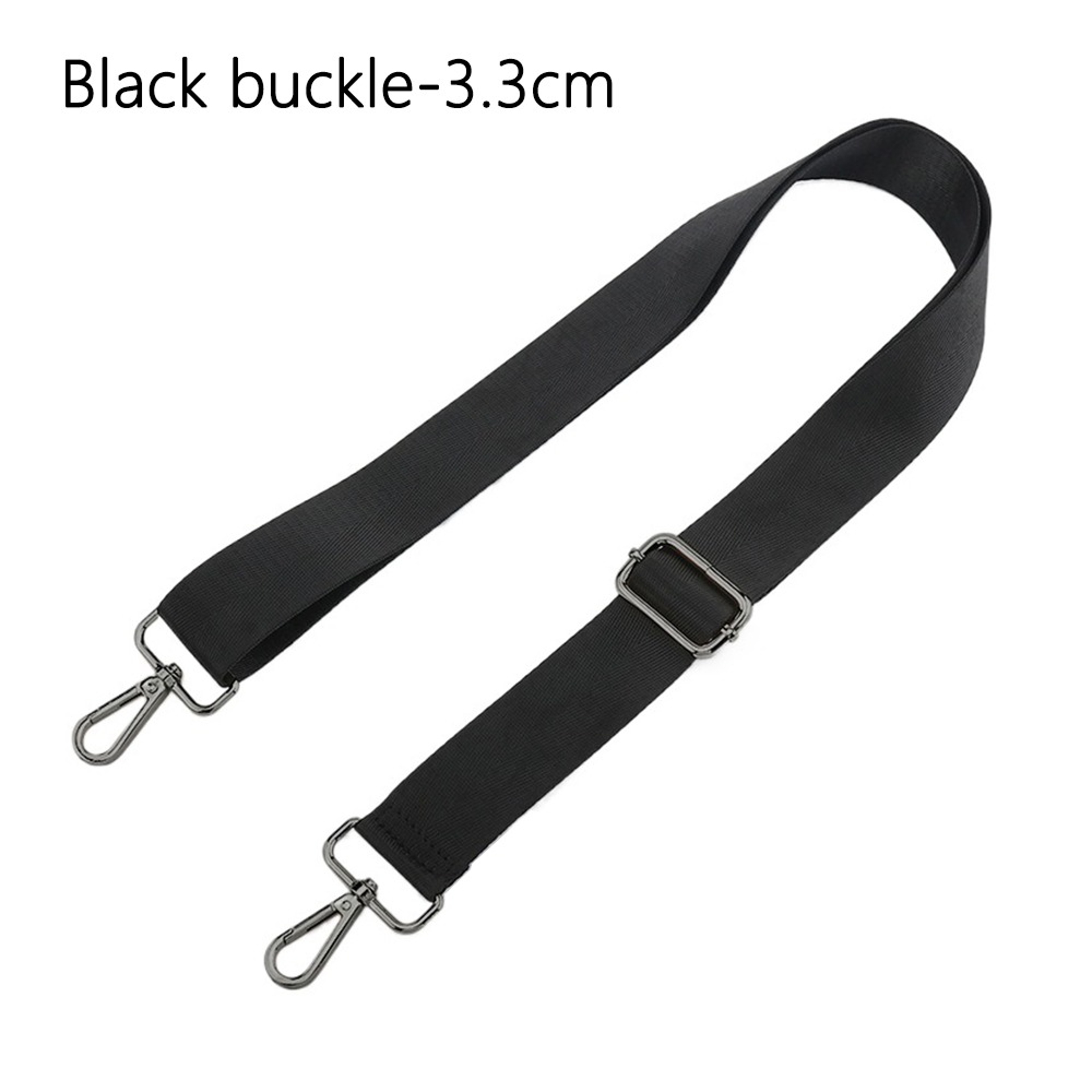 Fashion Black Nylon Shoulder Bag Strap Adjustable Detachable Belt For Messenger Bags Handbag Replac 10