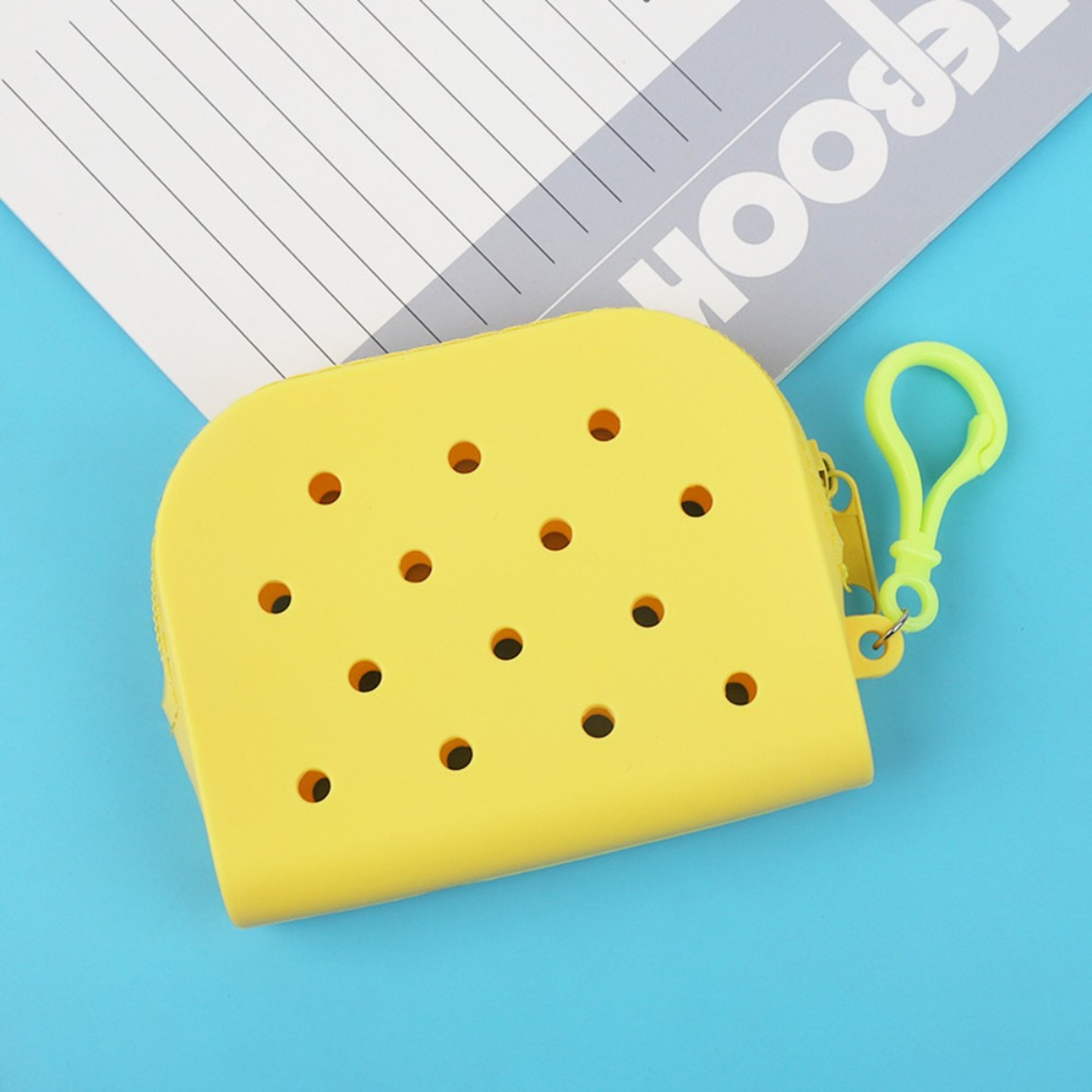 Soft Silicone Mini Holes Wallet Zipper Coin Purses, Card Holder, Money Bag for Women and Girls – view 8