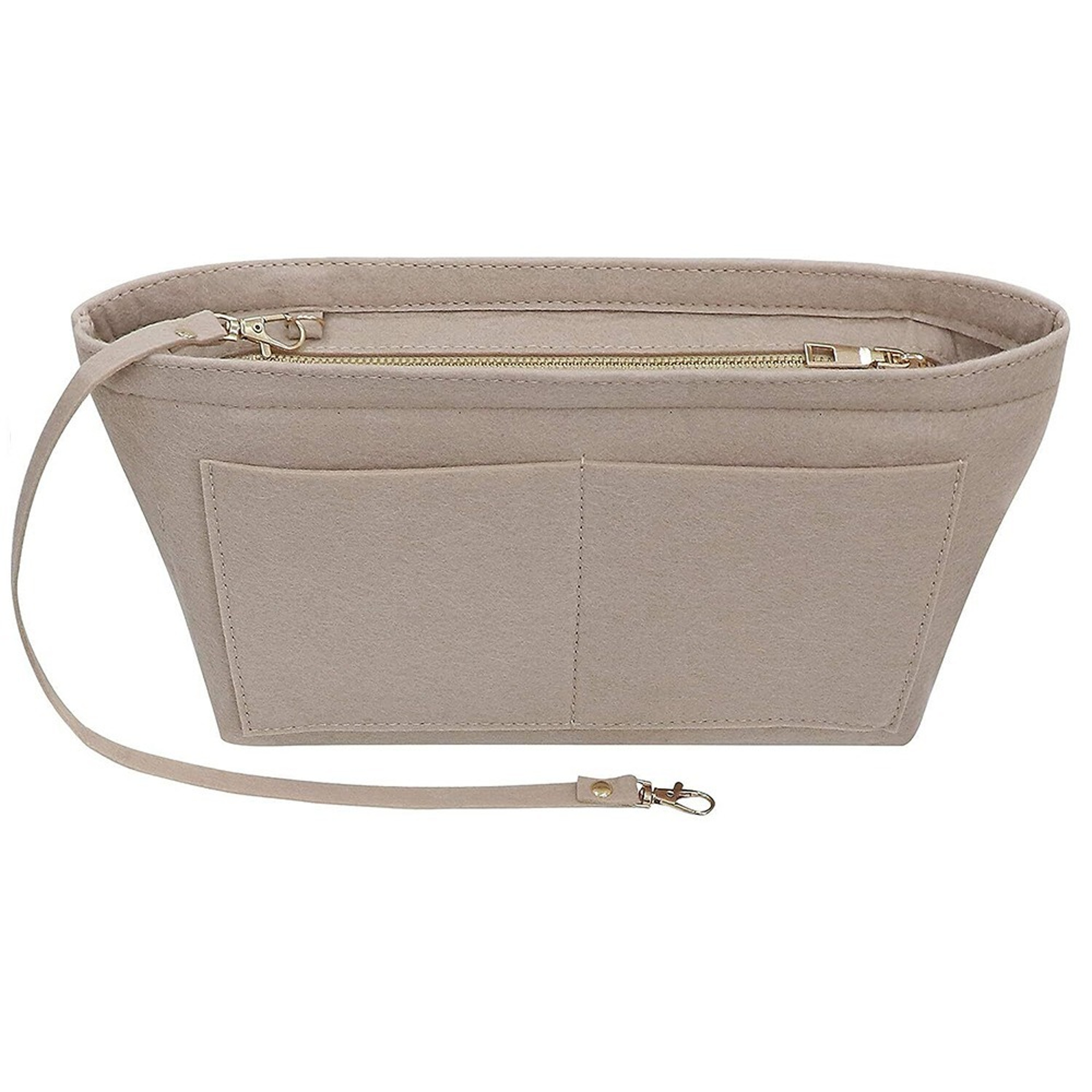Portable Travel Organizer Handbag Felt Bag Tote Cosmetic Bags Insert Liner Purse Pouch for Women Storage – view 8