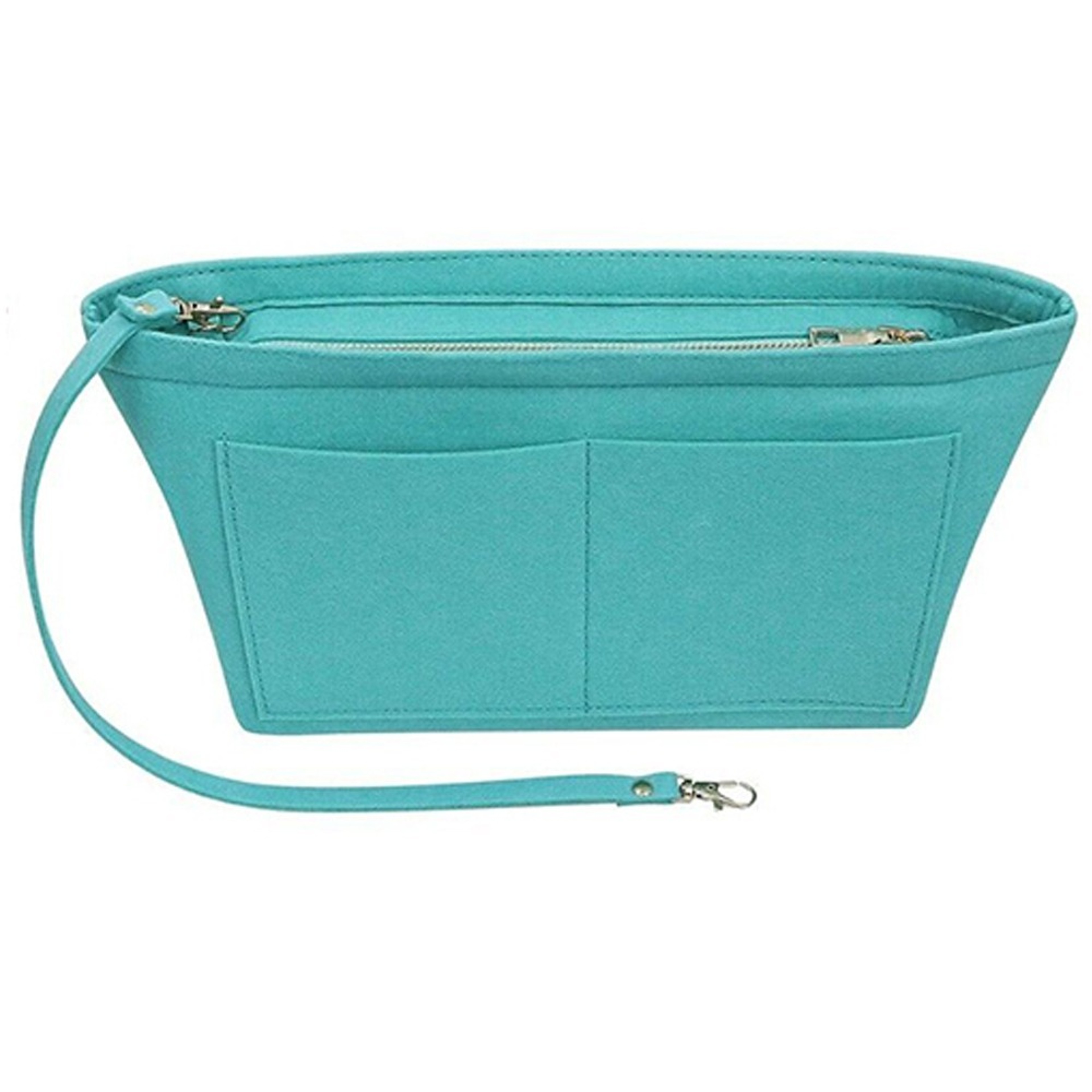 Portable Travel Organizer Handbag Felt Bag Tote Cosmetic Bags Insert Liner Purse Pouch for Women Storage – view 9