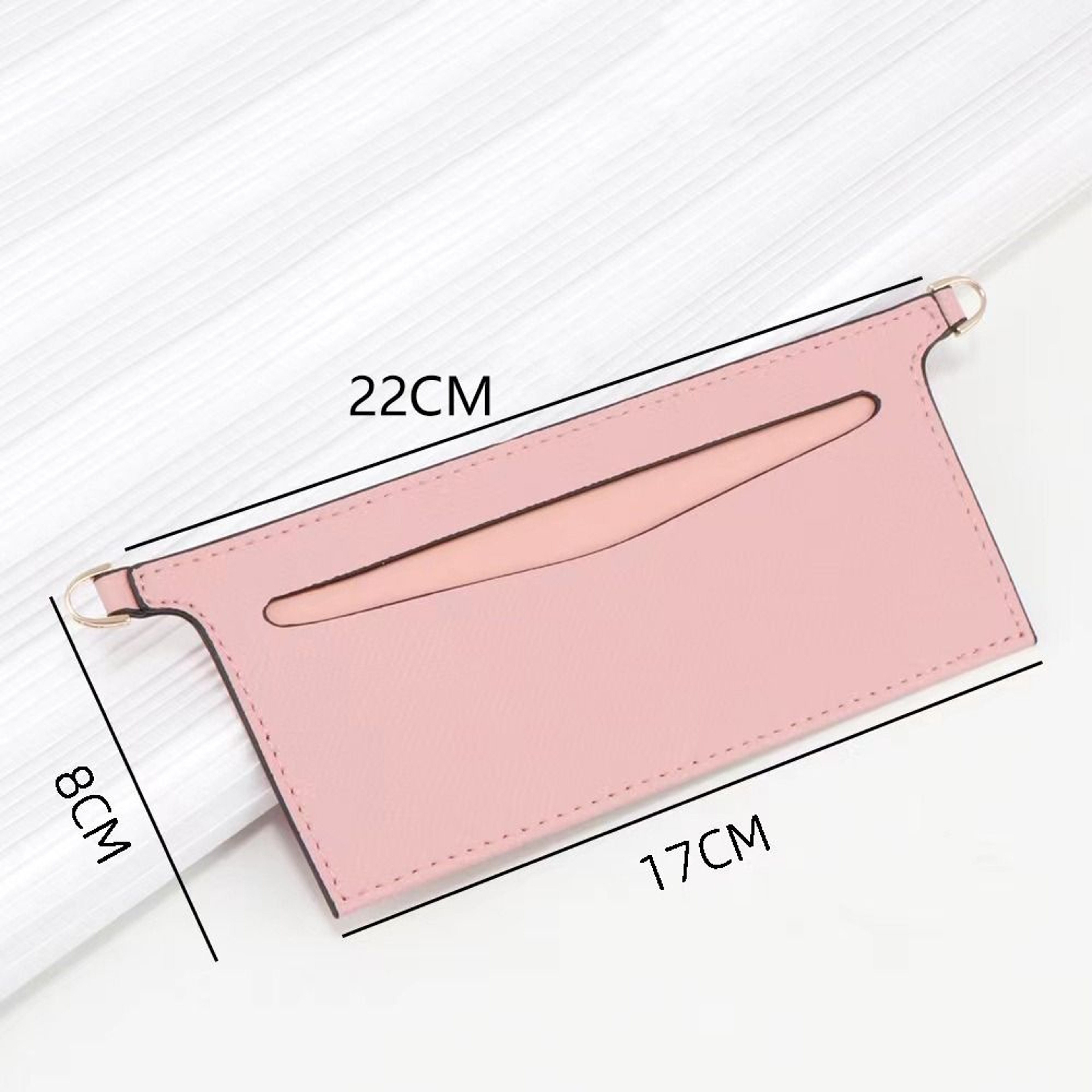 PU Leather Wallet Insert For Chain Strap With D Rings Women Crossbody Purse Insert Organizer 6