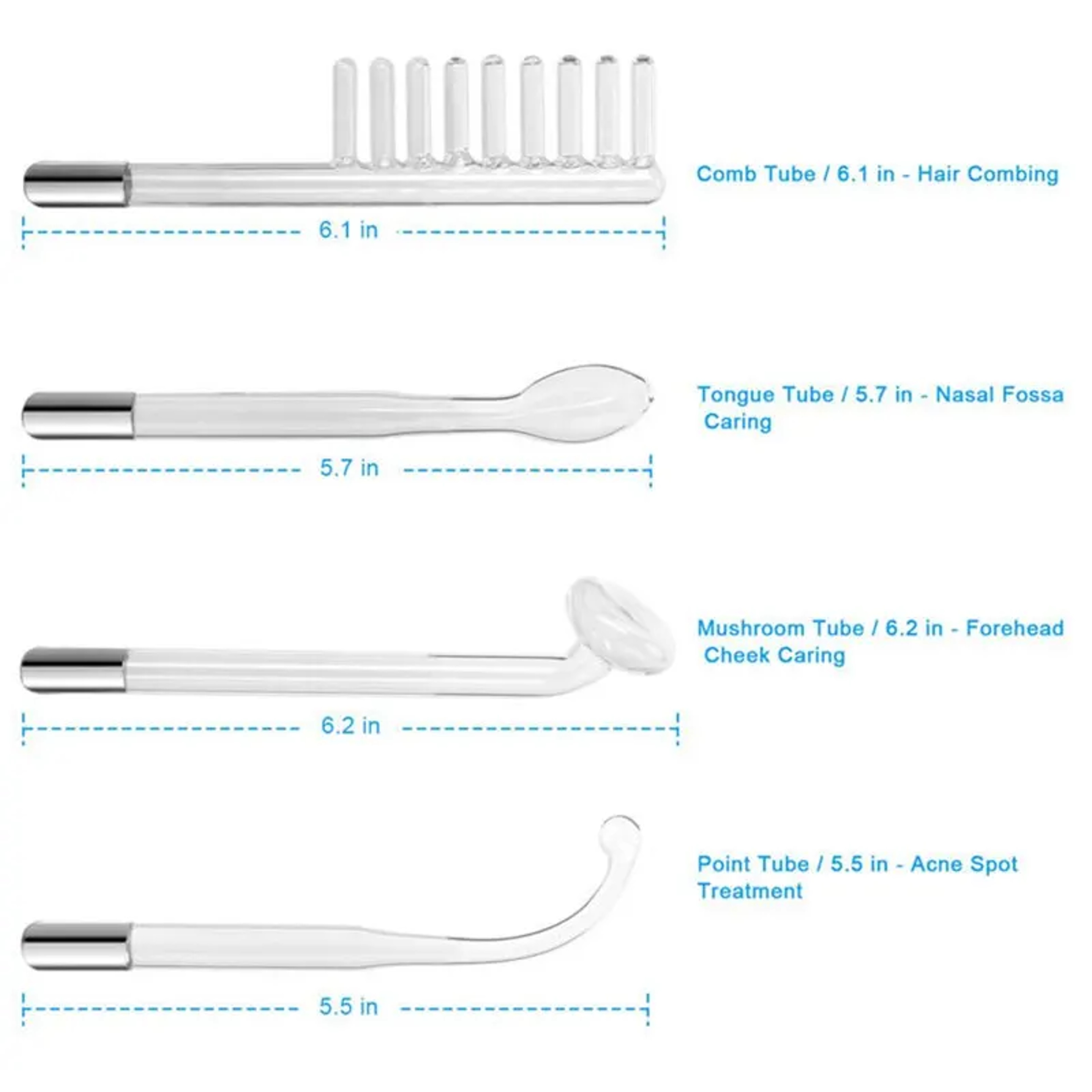 High Frequency Facial Therapy Wand Portable Acne Skin Tightening Treatment Device 3