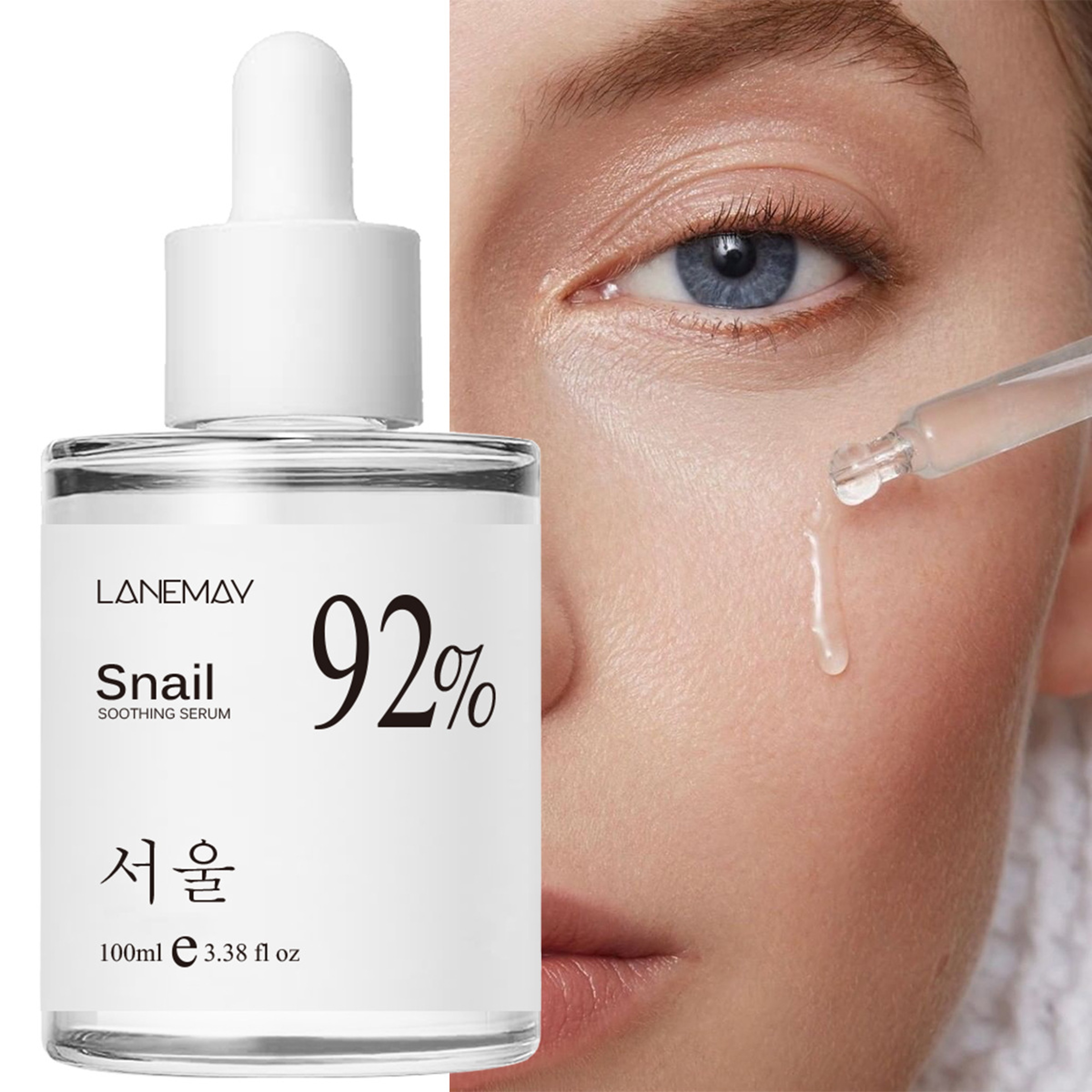 Snail Soothing Facial Essence Serum Hydrating Moisturizing Skin Care 1