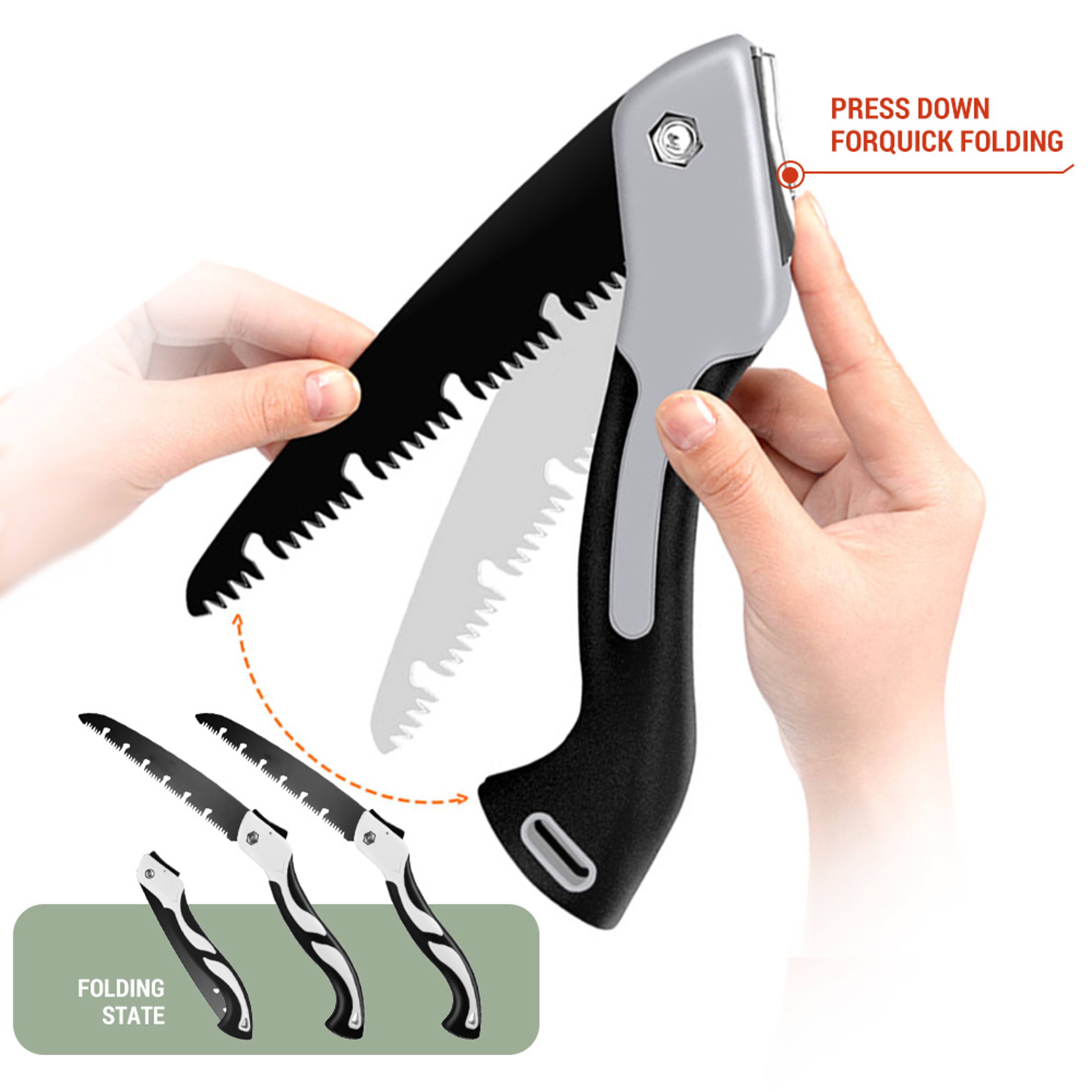 Folding Saw For Woodworking And Camping Sharp Compact And Versatile Tool 4
