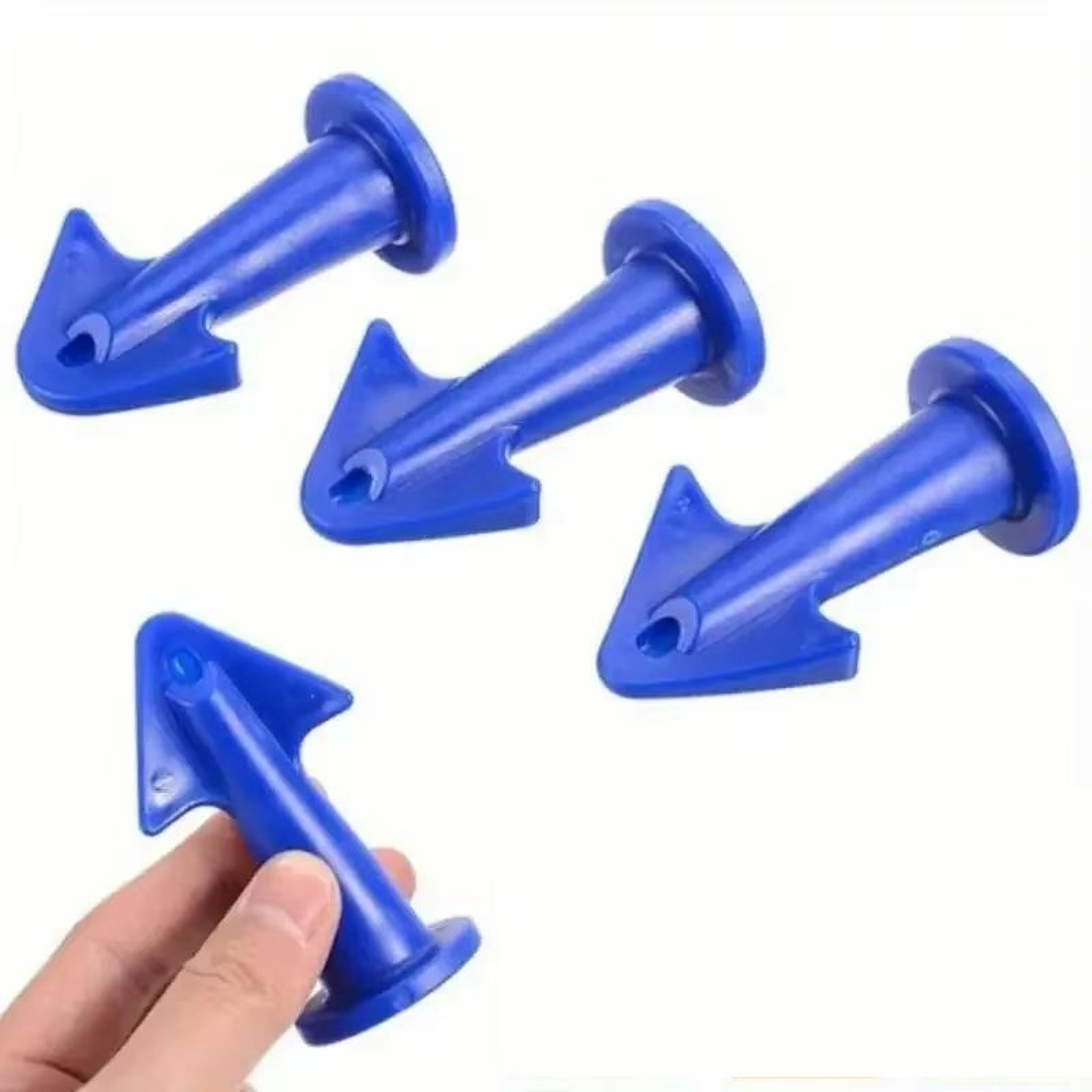 Green Silicone Caulking Tool Kit Nozzles For Kitchen Bathroom Window Sealant 6