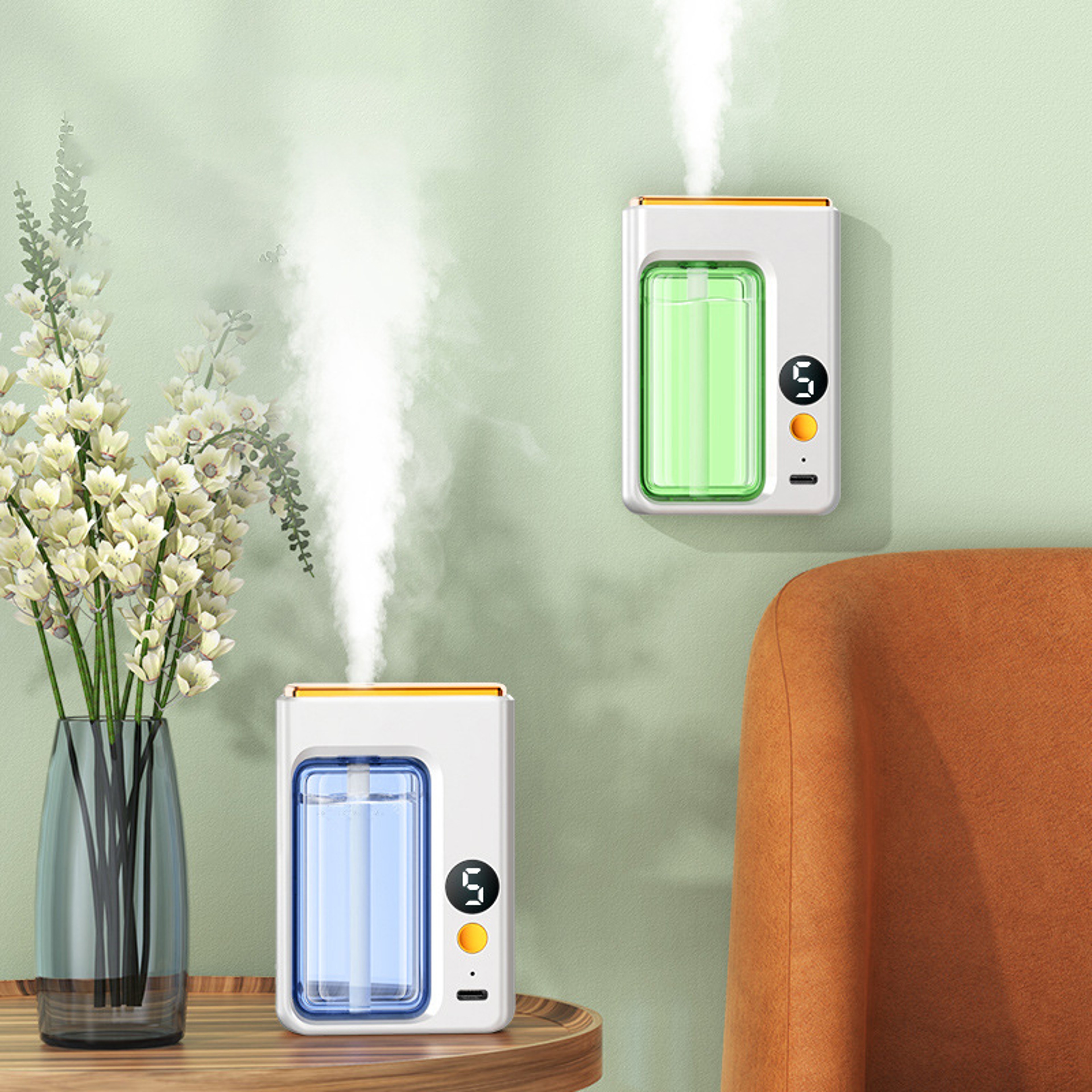 Automatic Aromatherapy Diffuser Car Perfume Jasmine Scented Humidifier And Air Freshener For Bathro 5