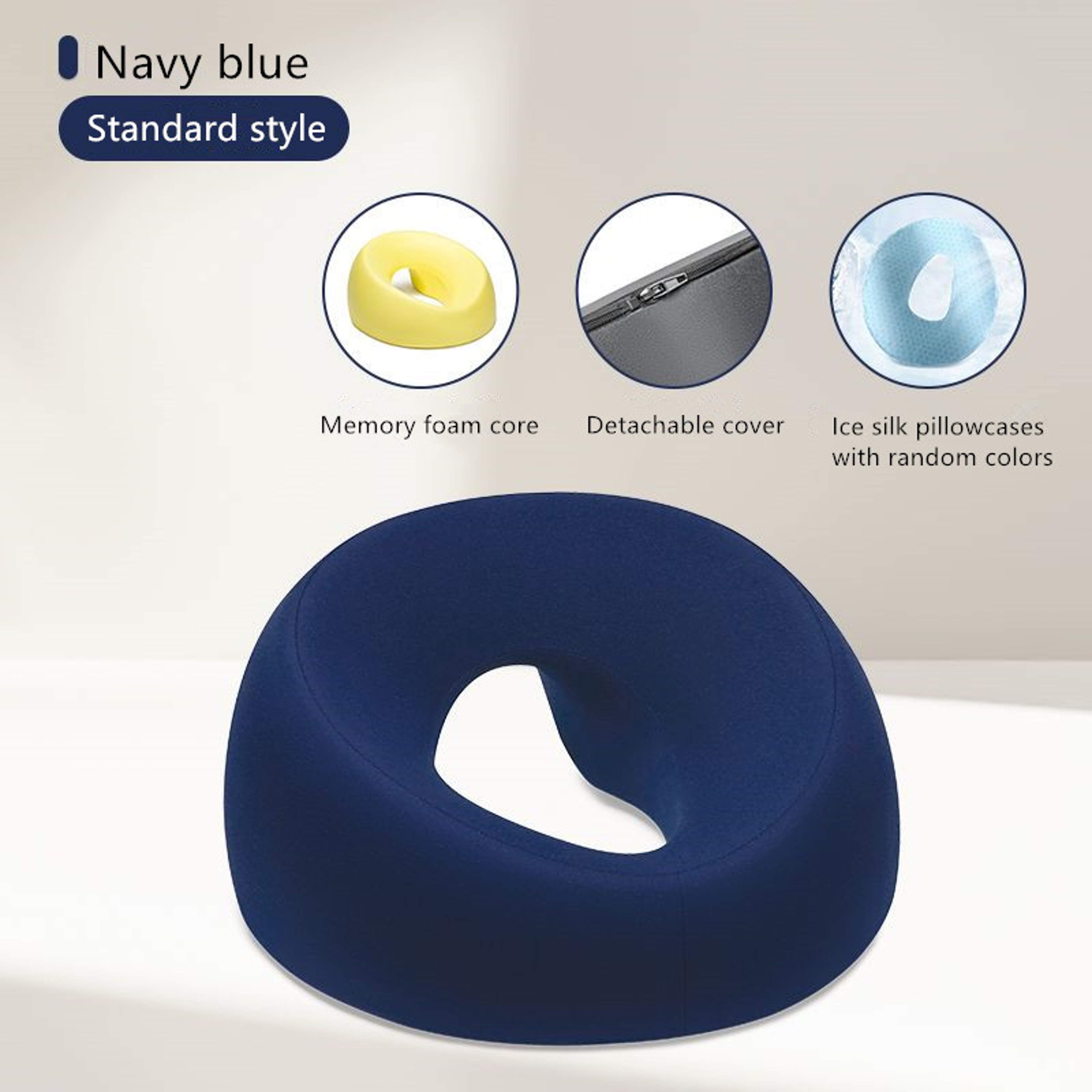 Ergonomic Memory Foam Face Head Rest Pillow for Beauty Salons – view 7