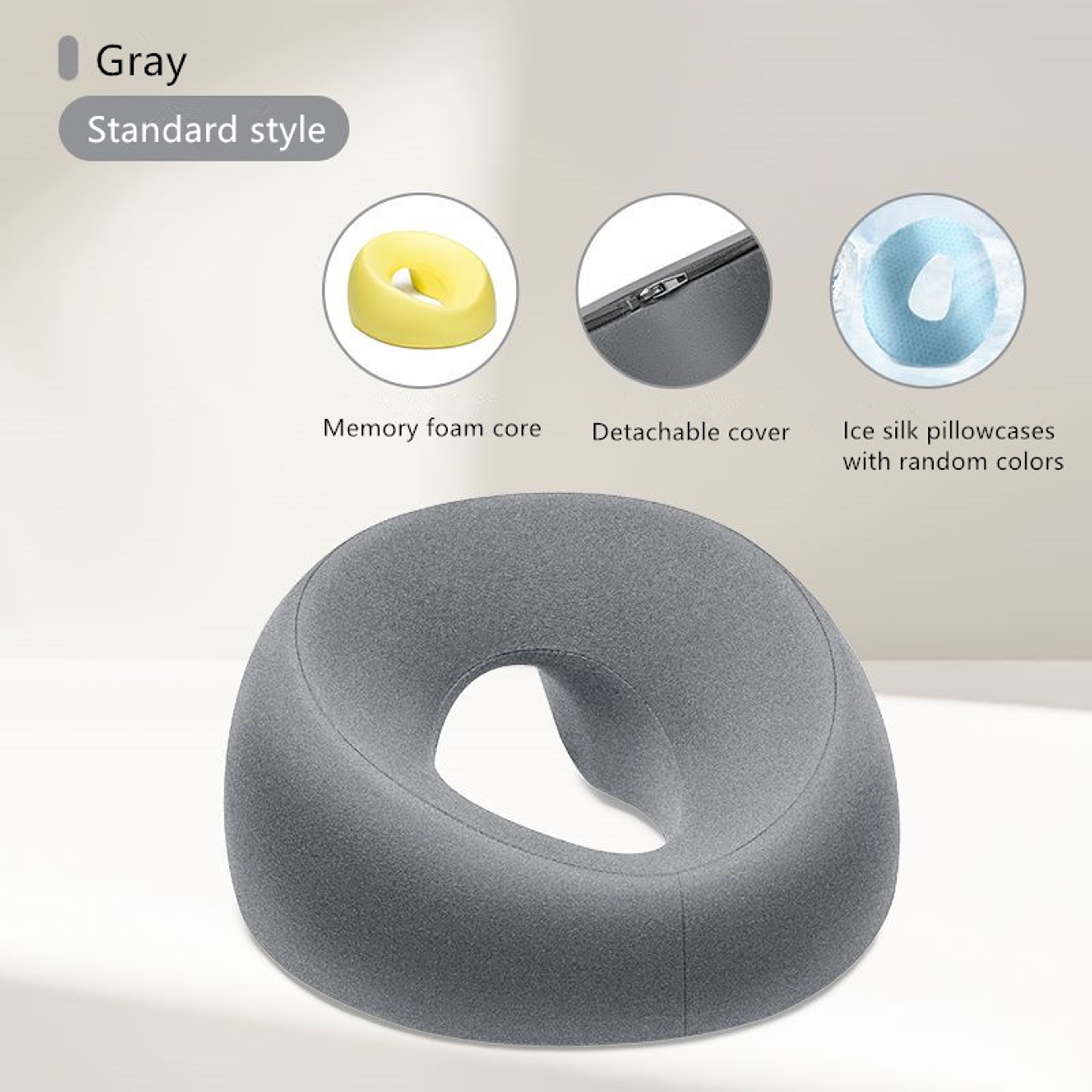 Ergonomic Memory Foam Face Head Rest Pillow for Beauty Salons – view 10