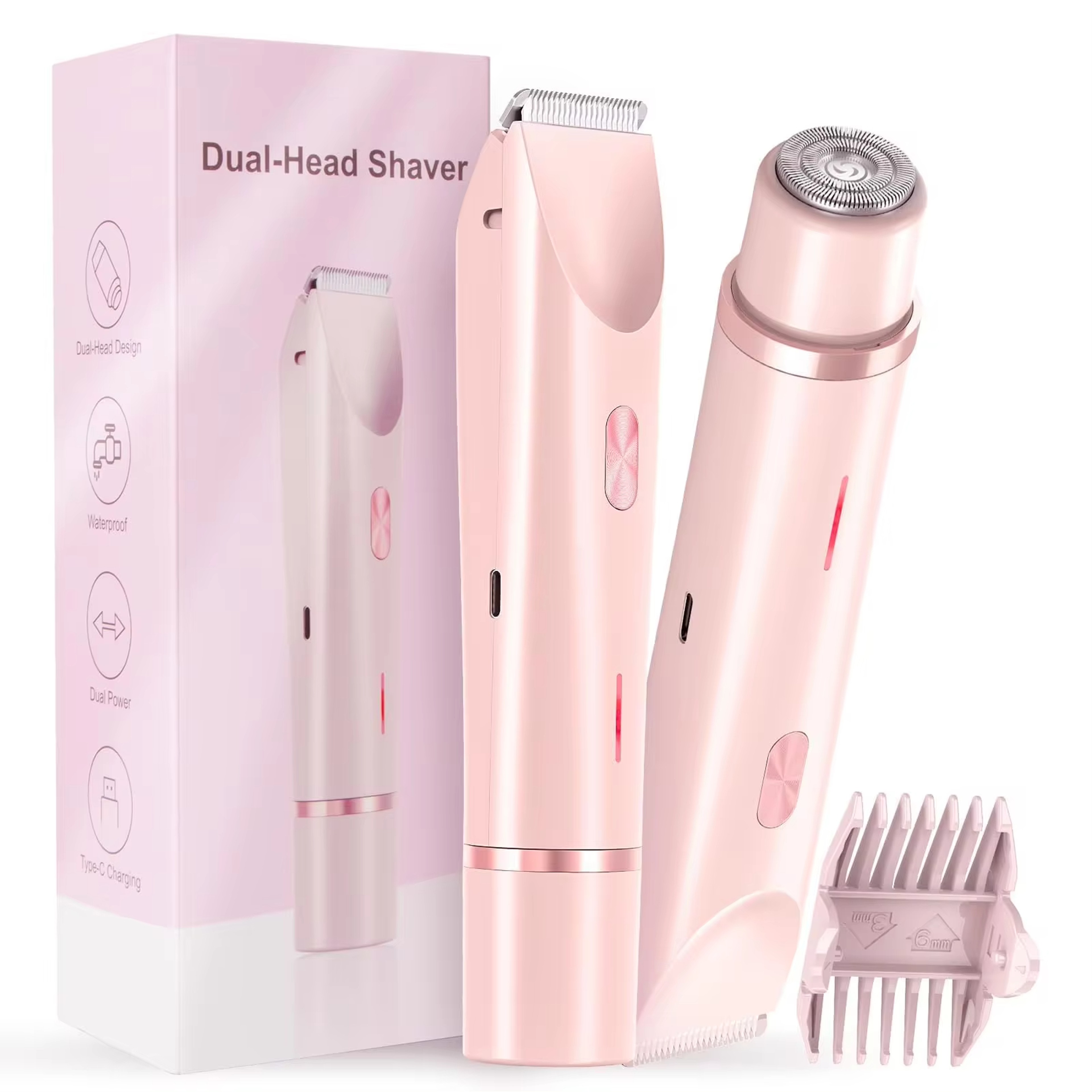 Waterproof Rechargeable Electric Shaver Mini Womens Bikini Trimmer Hair Remover 0
