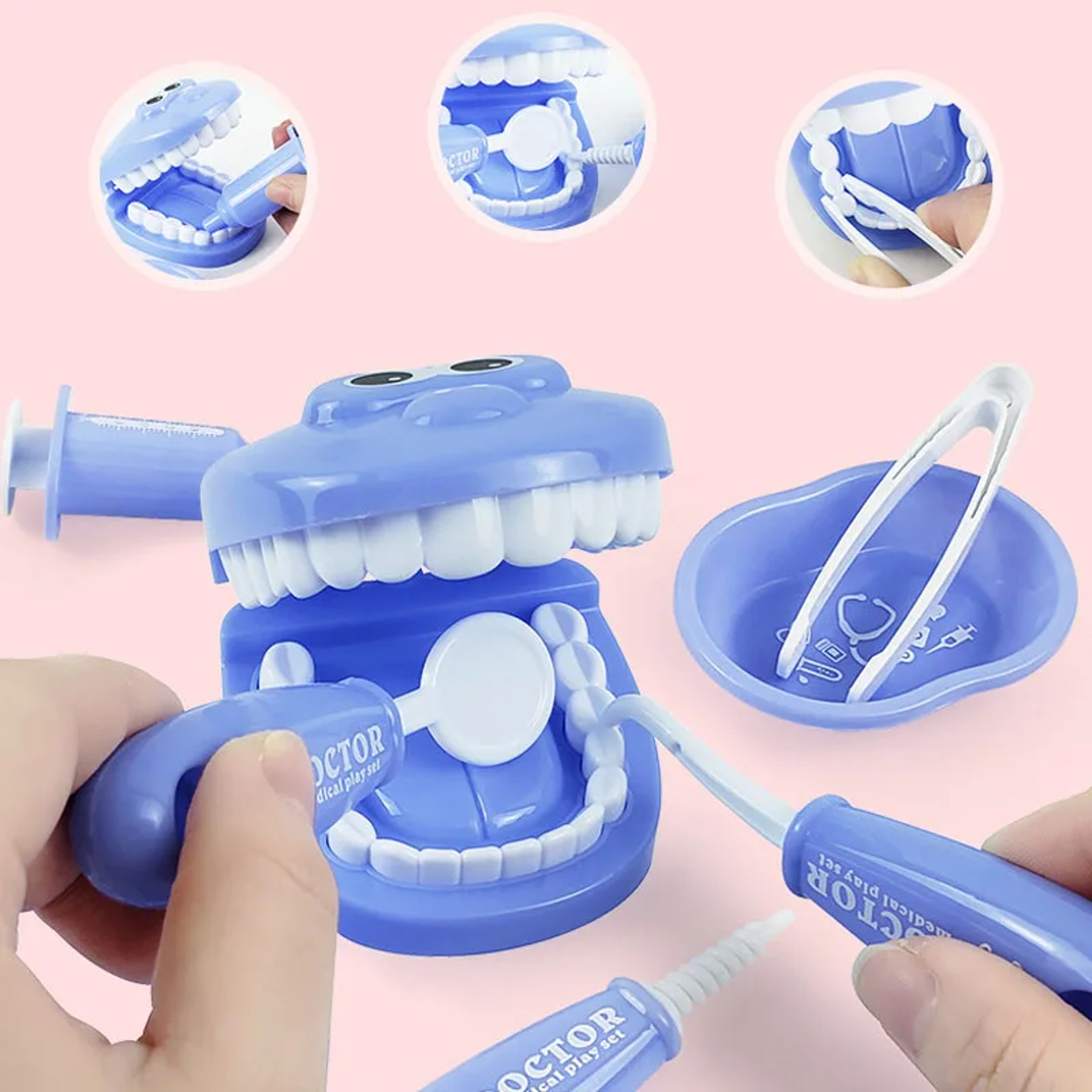Montessori Early Learning Role Play Set for Kids Tooth Brushing Doctor Kit – view 4