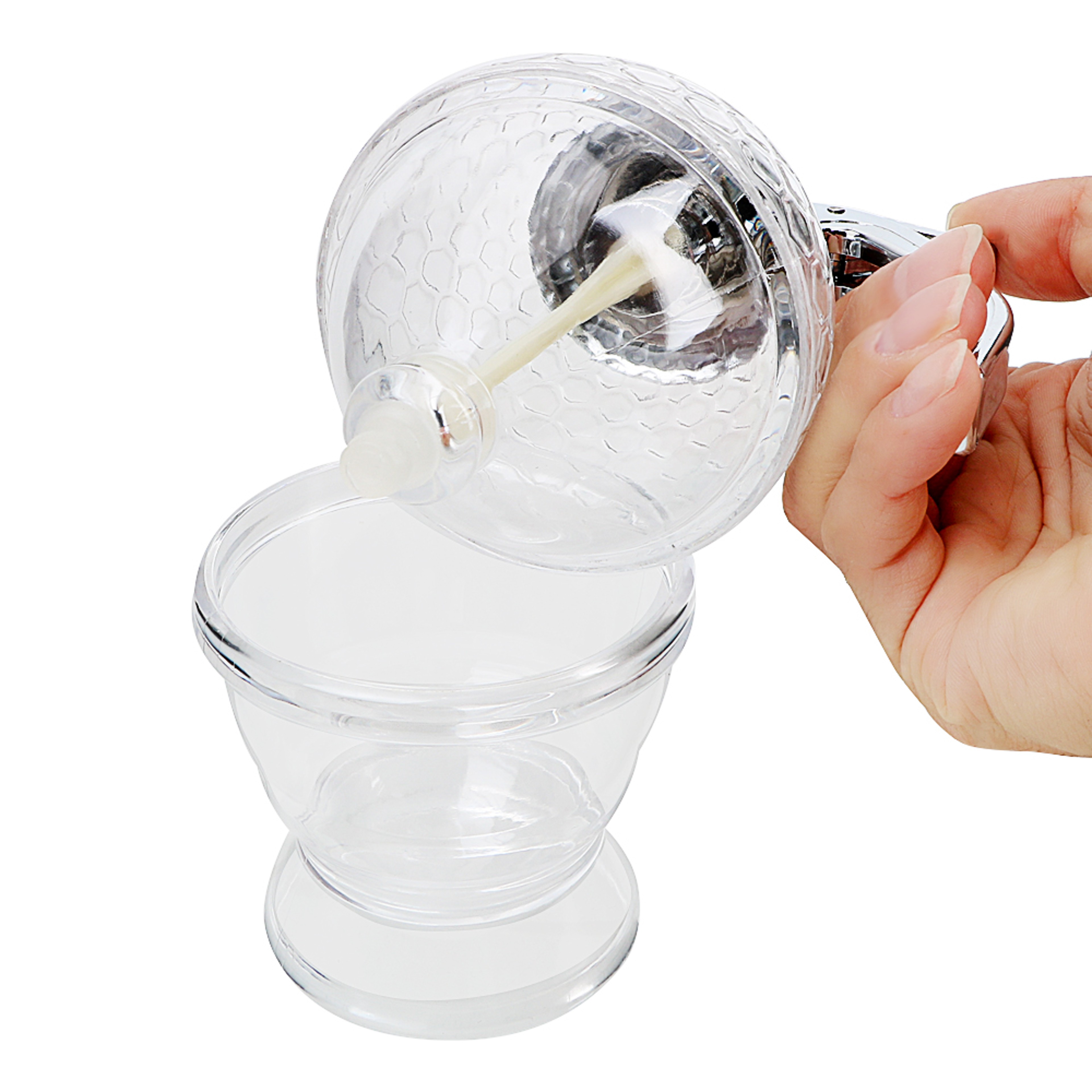 Honey Dispenser Syrup Storage Bottle With Drip Stand Kitchen Accessory 3