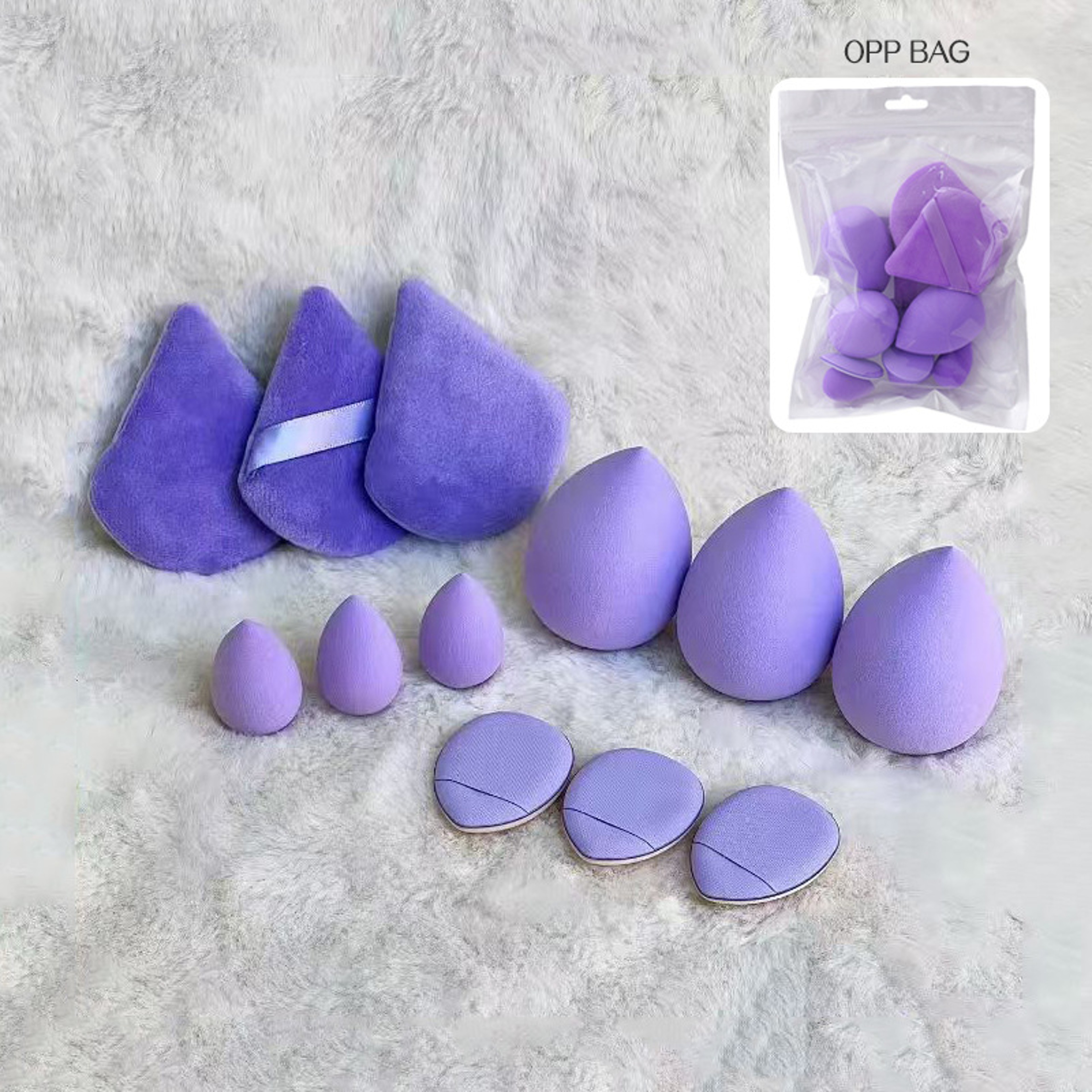 AllPurpose Velvet Makeup Sponge Set Soft Beauty Blender For Flawless Application 2