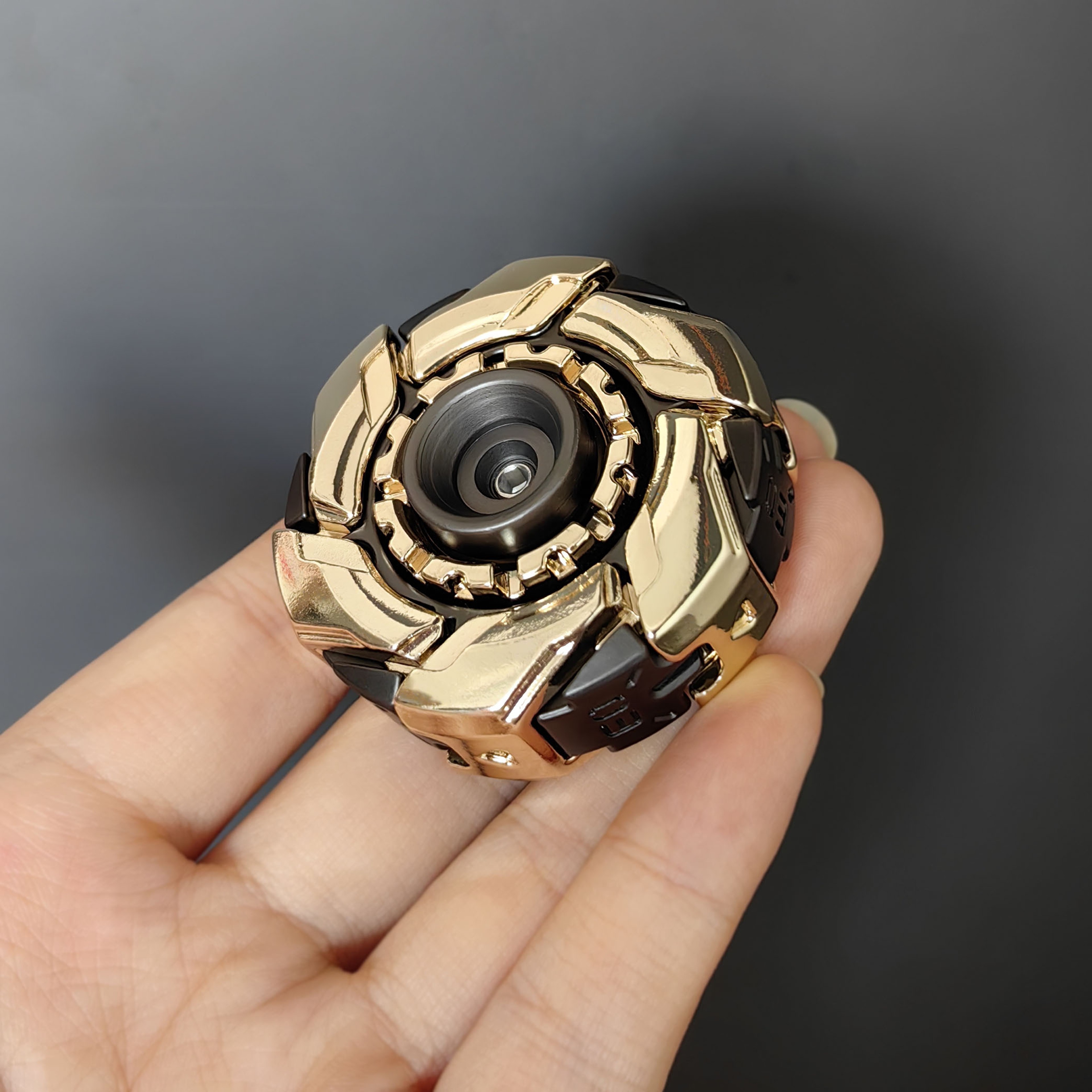 Magnetic Fidget Spinner Armor Stress Relief Toy for Adults, Metal Spinning Top for Focus Relaxation – view 3