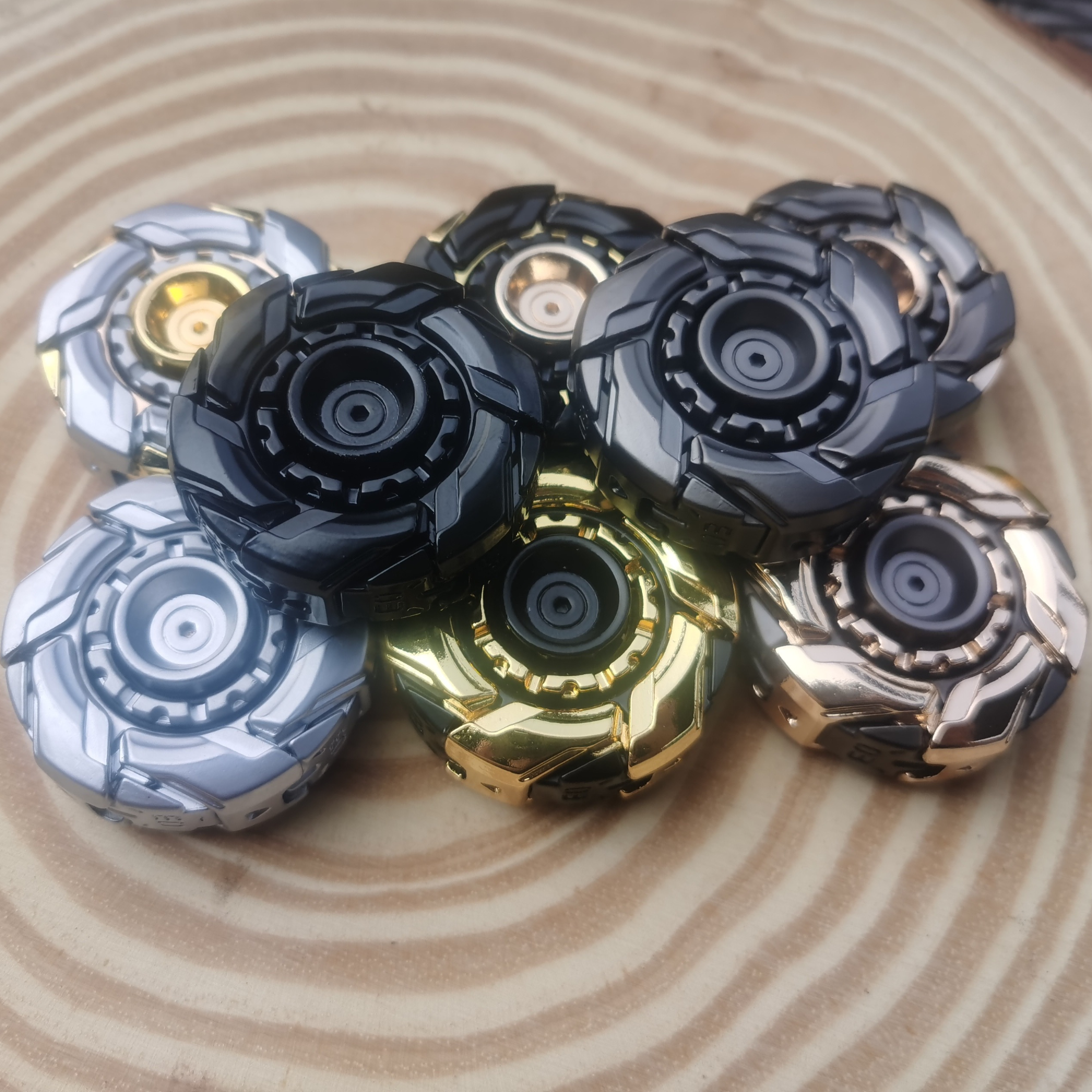 Magnetic Fidget Spinner Armor Stress Relief Toy for Adults, Metal Spinning Top for Focus Relaxation – view 6