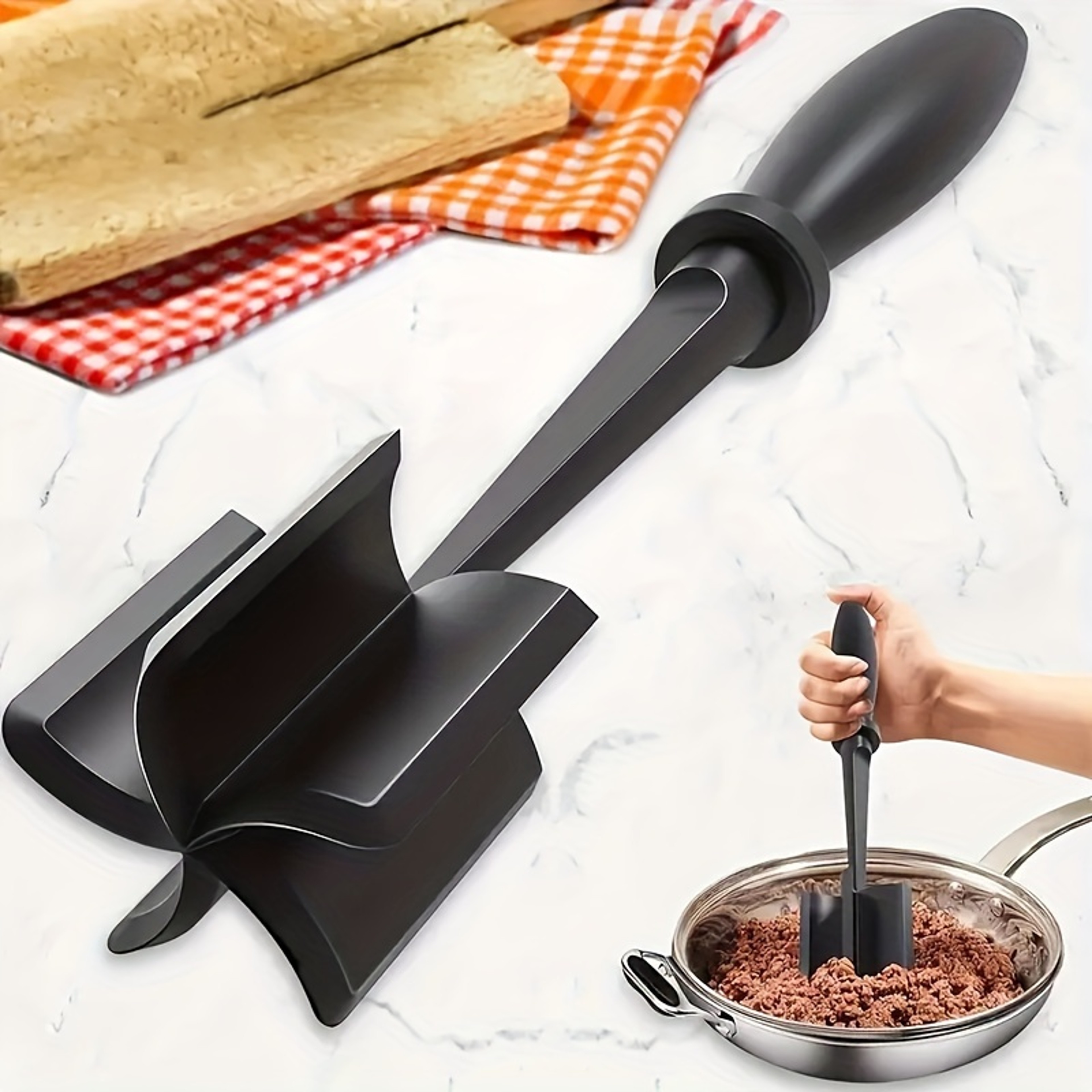 Handheld Kitchen Meat Grinder And Masher Powerful Meat Chopper For Easy Meal Prep 2
