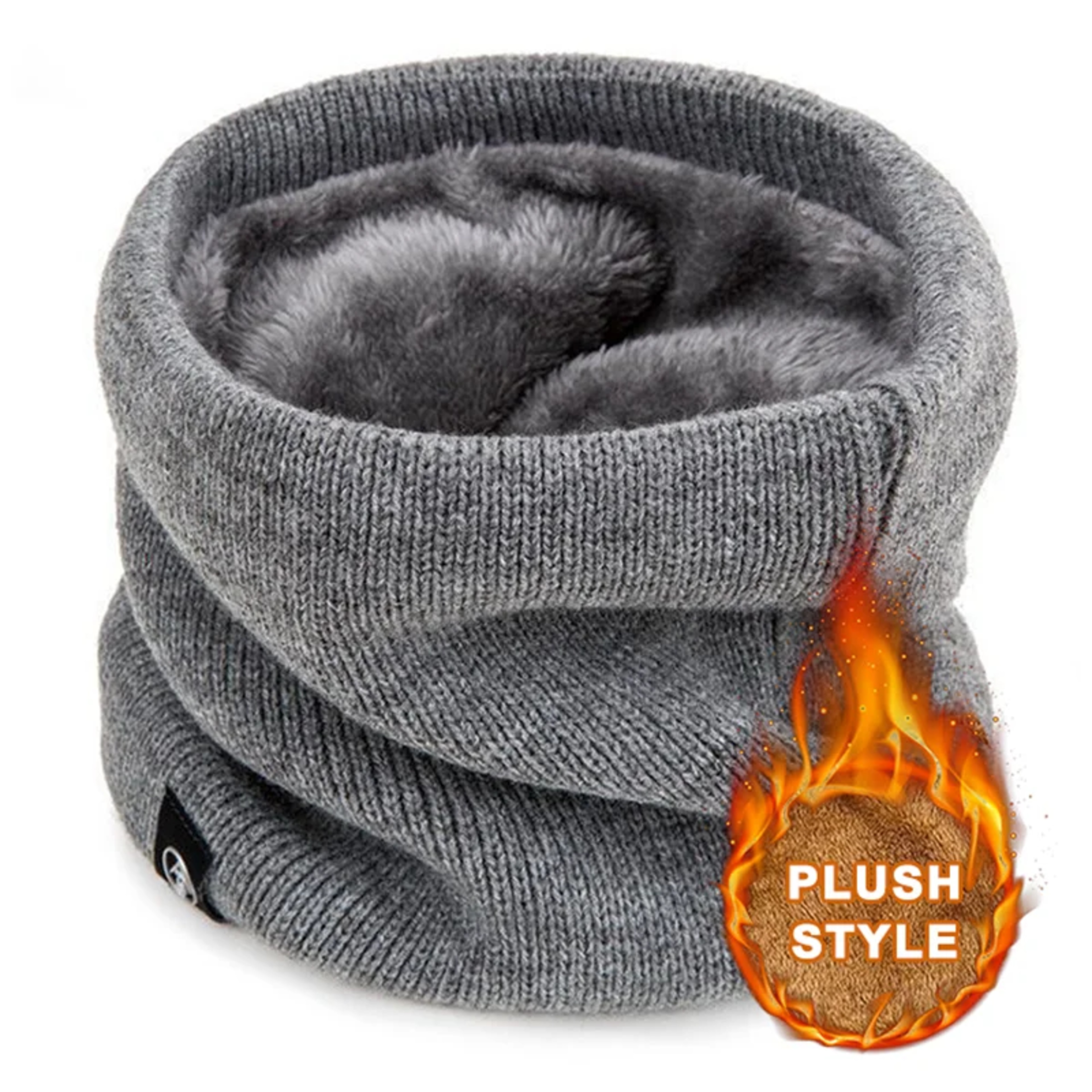 Fashionable Soft Knitted Neck Warmer for Winter, Cold-proof Sport Scarf for Men and Women – view 5