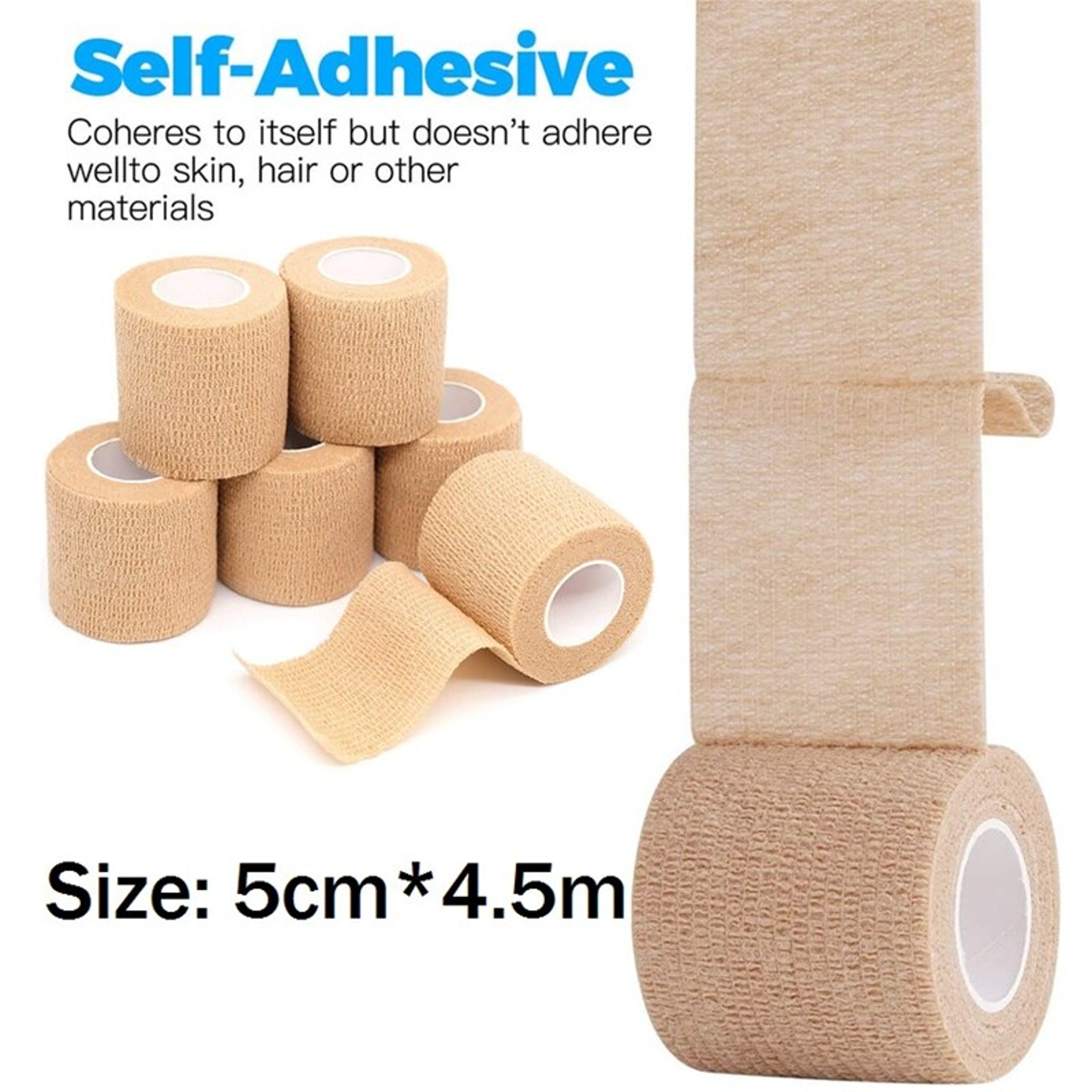 Disposable Self Adhesive Elastic Bandage Tattoo Grip Tape Wrap for Tattoo Machine Handles and First Aid – view 2