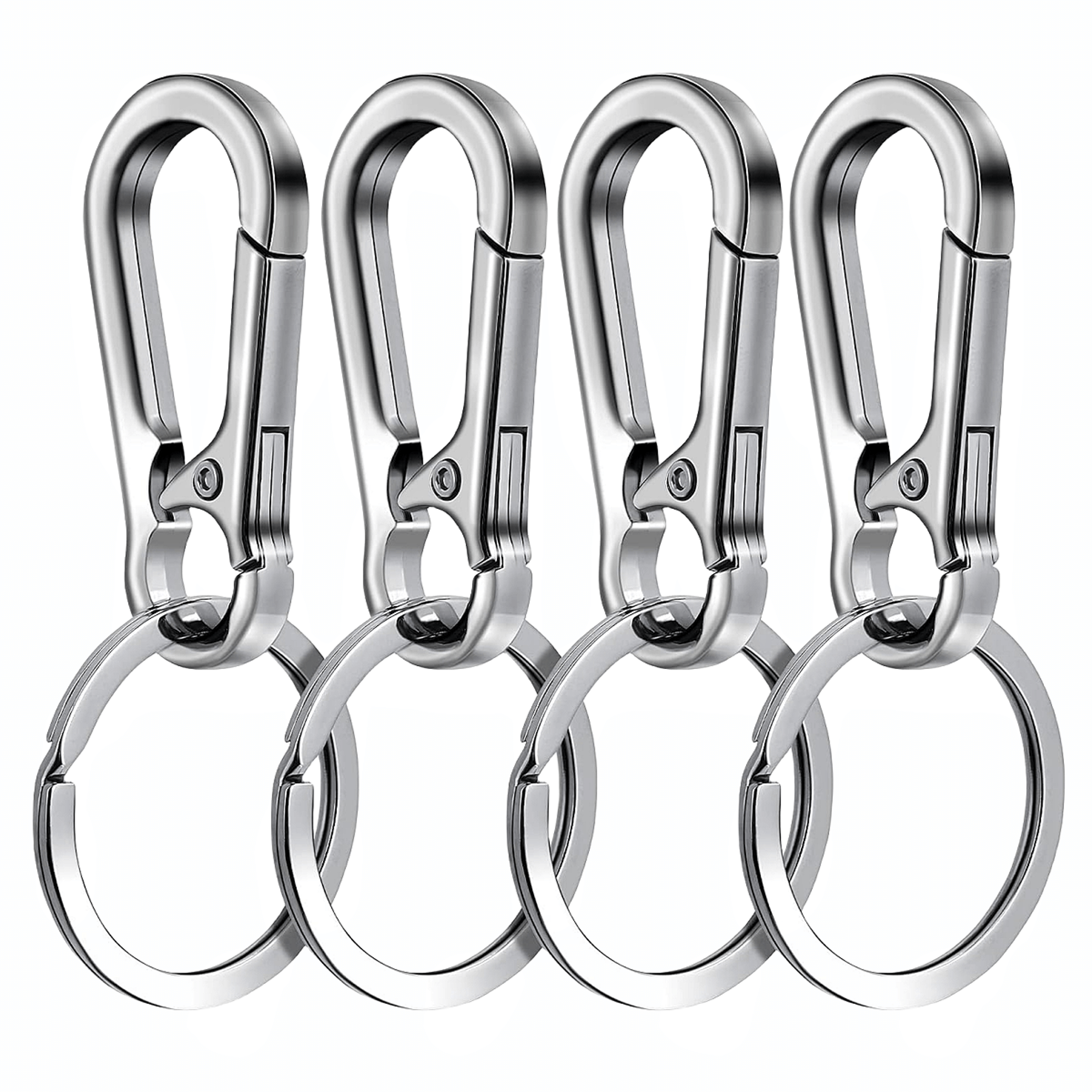Metal Carabiner Clip Keychain Heavy Duty Key Ring with Hook Organizer for Car Keys, Backpack, or Everyday Carry – view 8