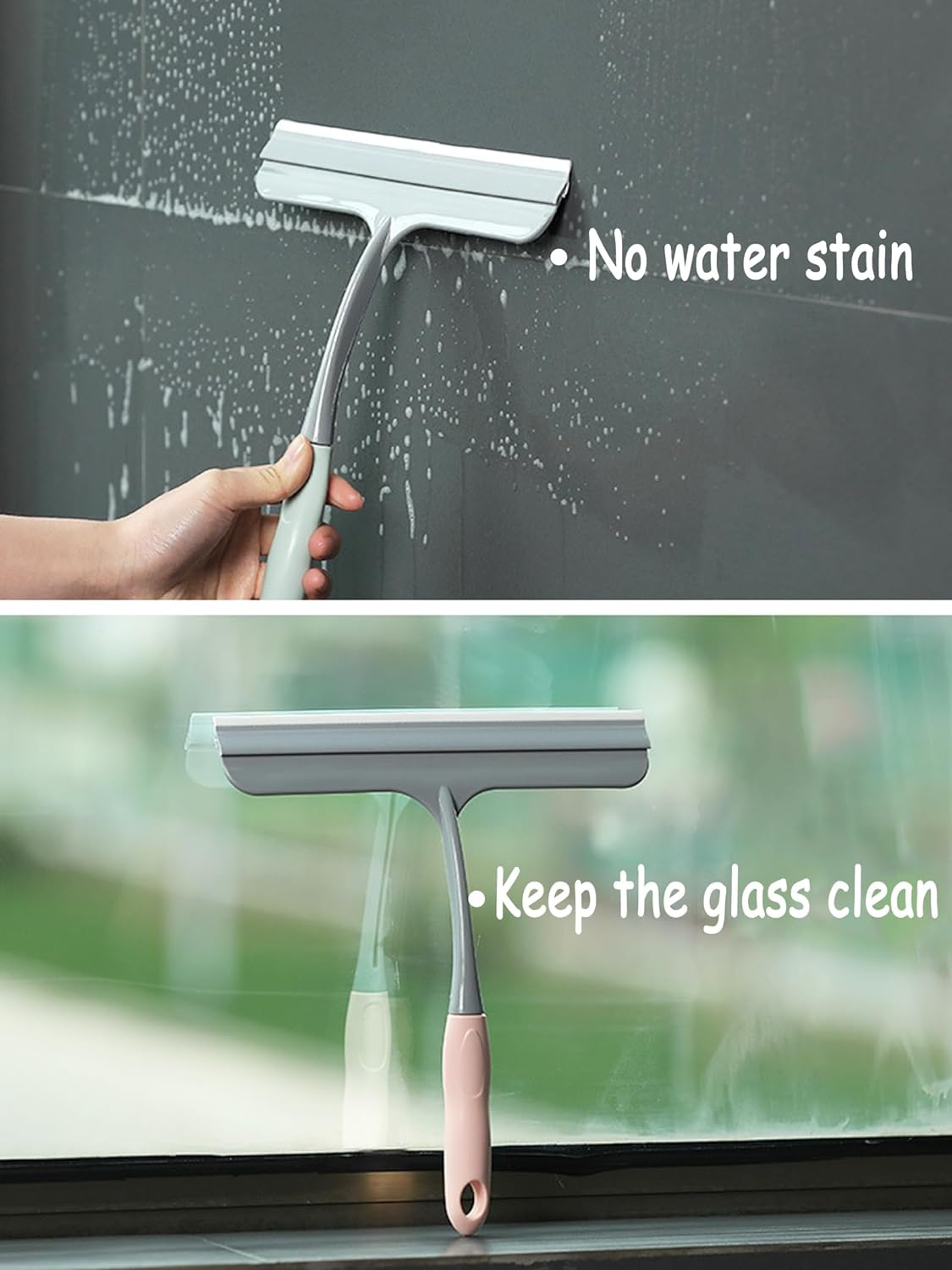 Premium Shower Window Squeegee For Glass Cleaning Perfect For Shower Doors Bathroom Windows And Car 1