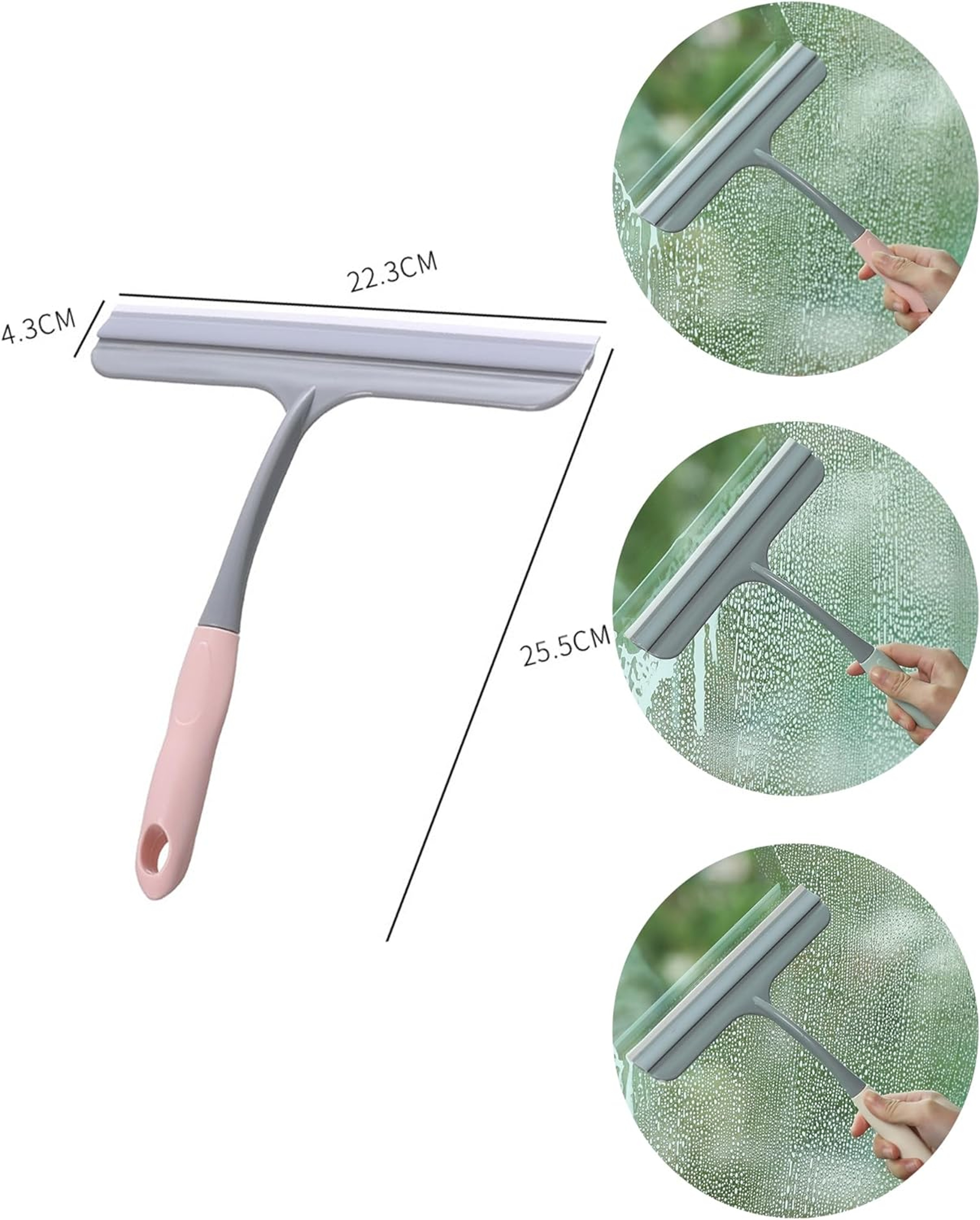 Premium Shower Window Squeegee For Glass Cleaning Perfect For Shower Doors Bathroom Windows And Car 2