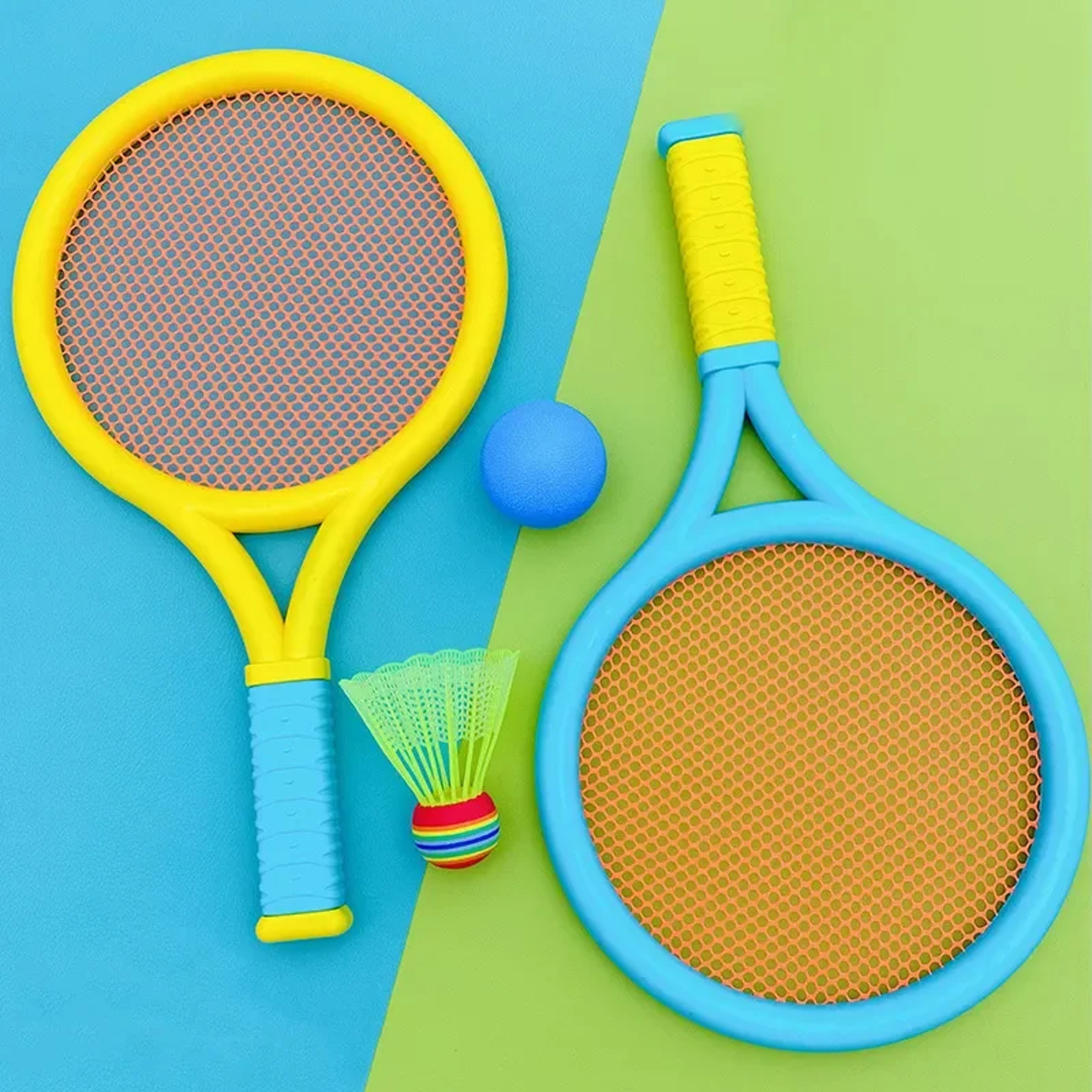 Badminton Racket Set For Kids Outdoor Sports Parent Child Interactive Toys Impact Resistant 3