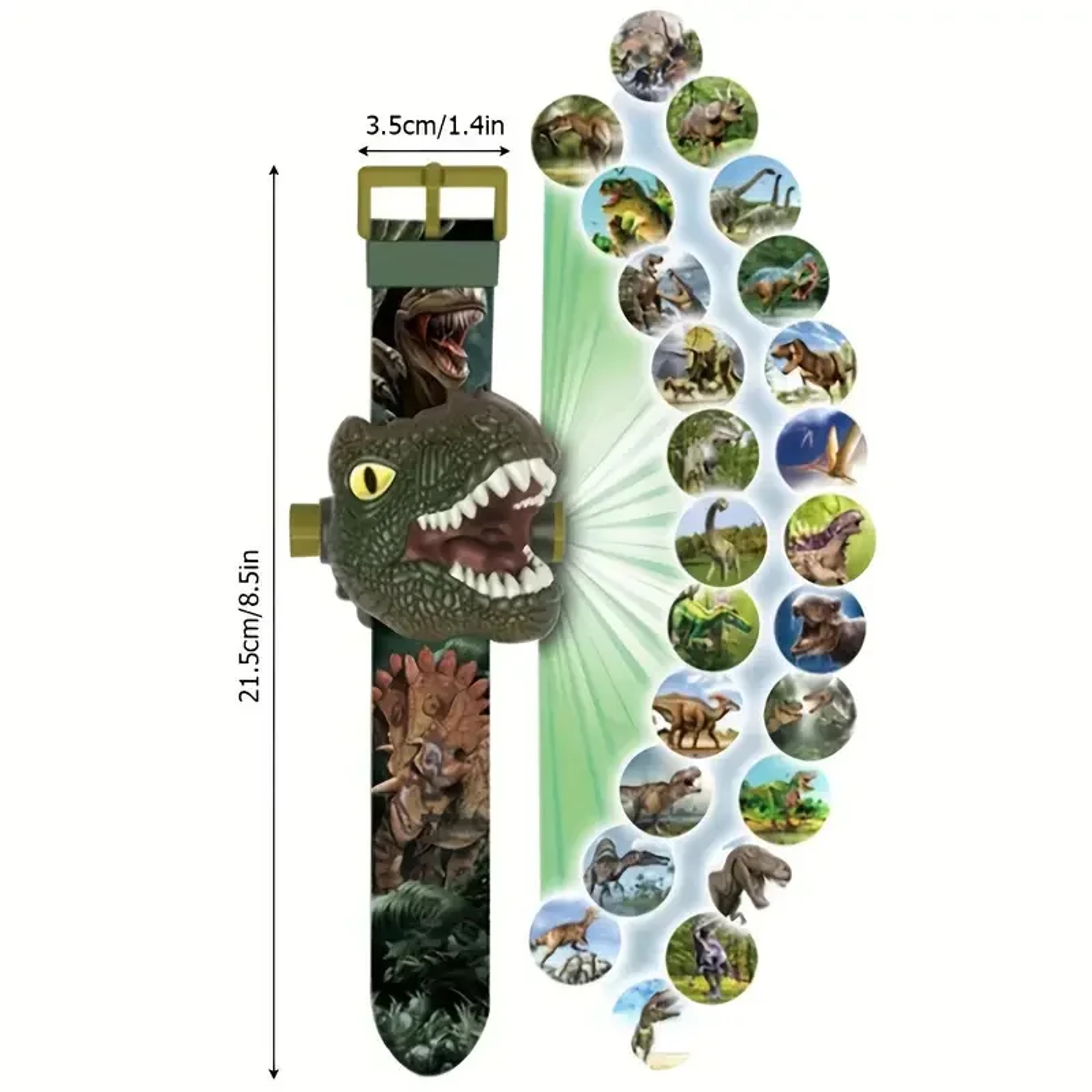 Electronic 3D Dinosaur Watch For Kids  Fun Projection Luminous Toy 4