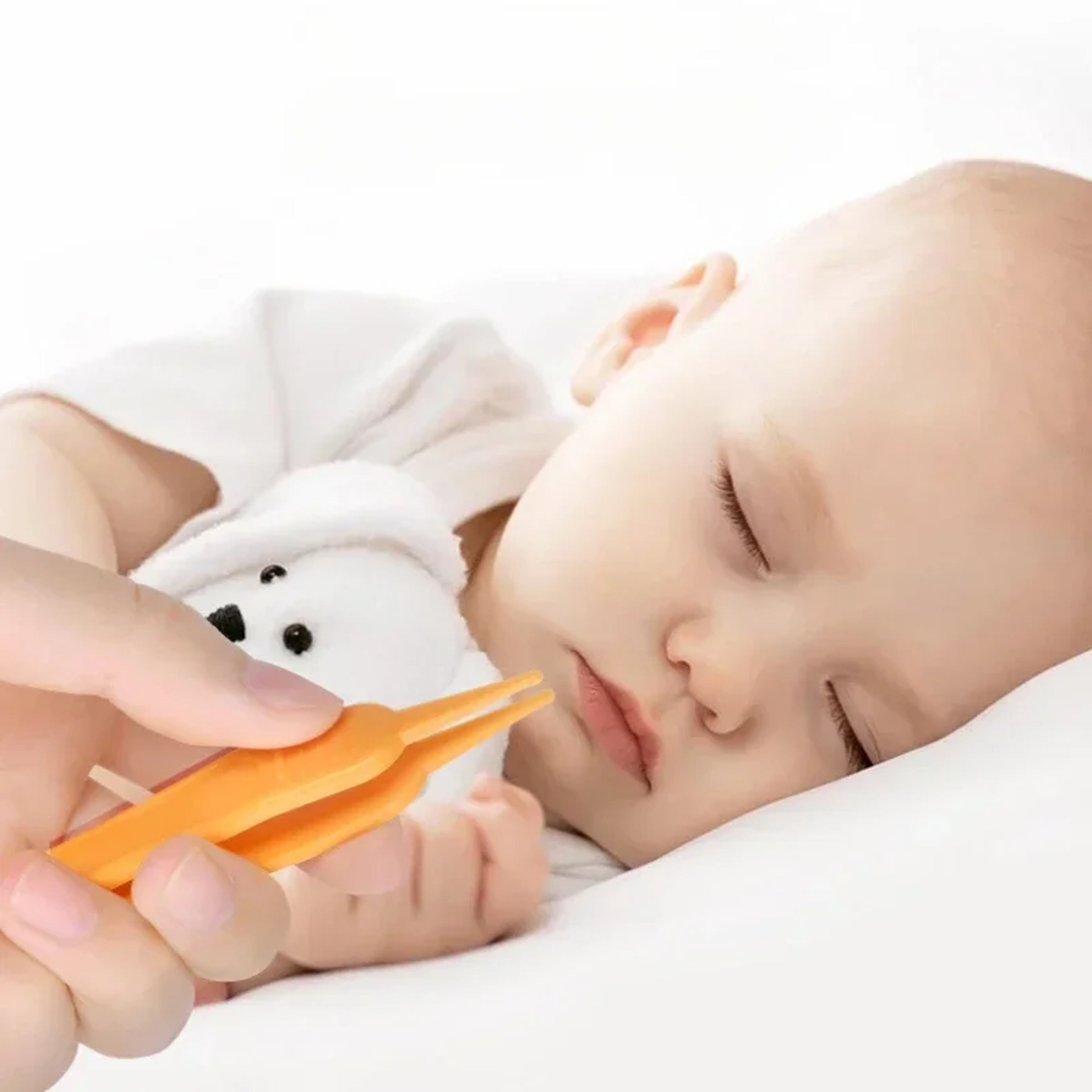 Toddler Nasal Cavity Care Supplies Baby Plastic Tweezers Nose Cleaner Tool For Kids Safety 2